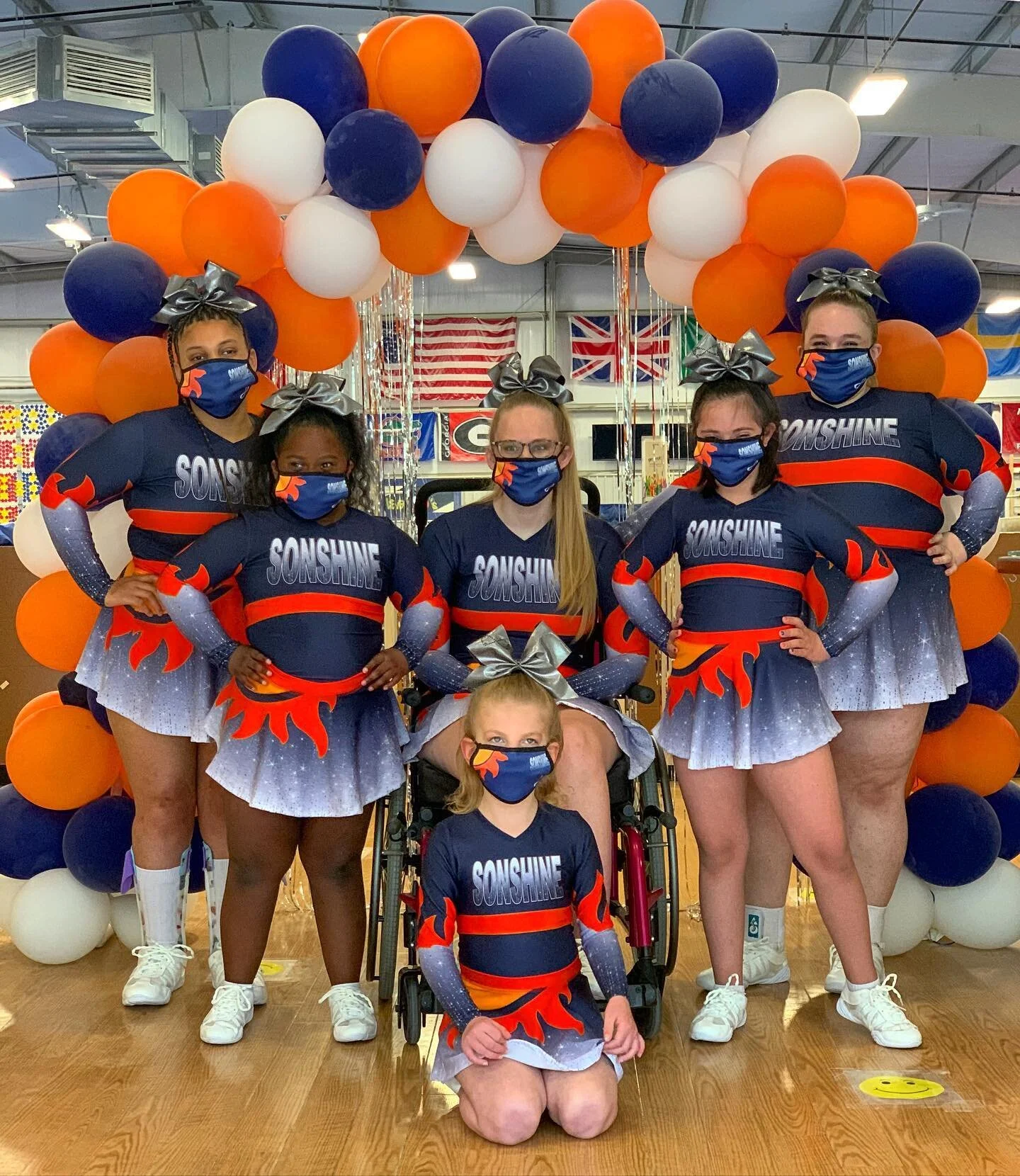 Shining bright in all Nfinity, from bow to toe🧡🥰 #NfinityEdgeUniform
