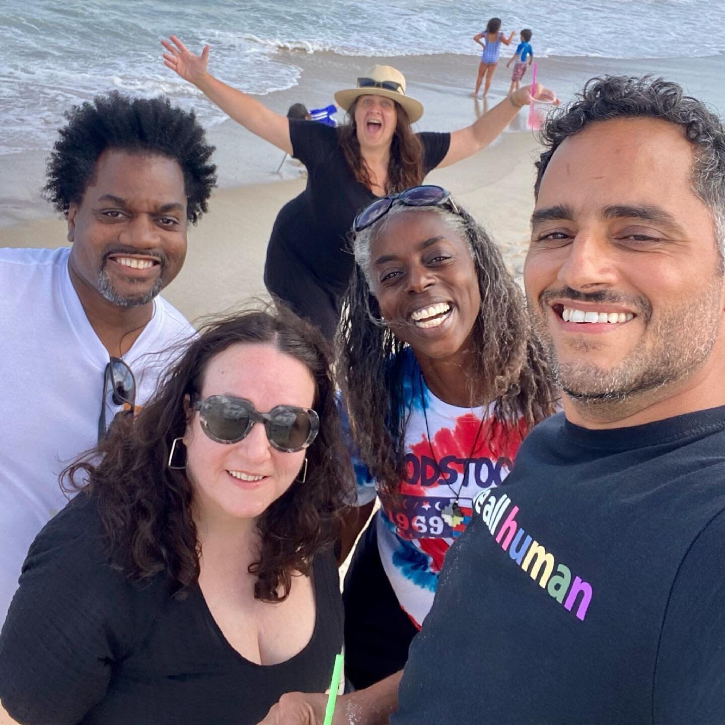 When you roll up to the beach with friends who have been in your life for 20-30+ years 🙌🏽&hearts;️ #ChosenFamily