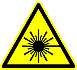 símbolo láser