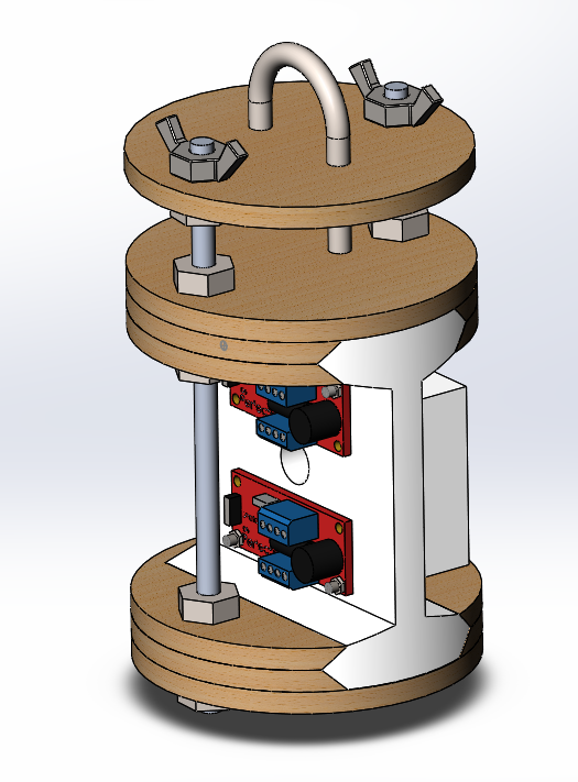 A 3-D view of the avionics bay