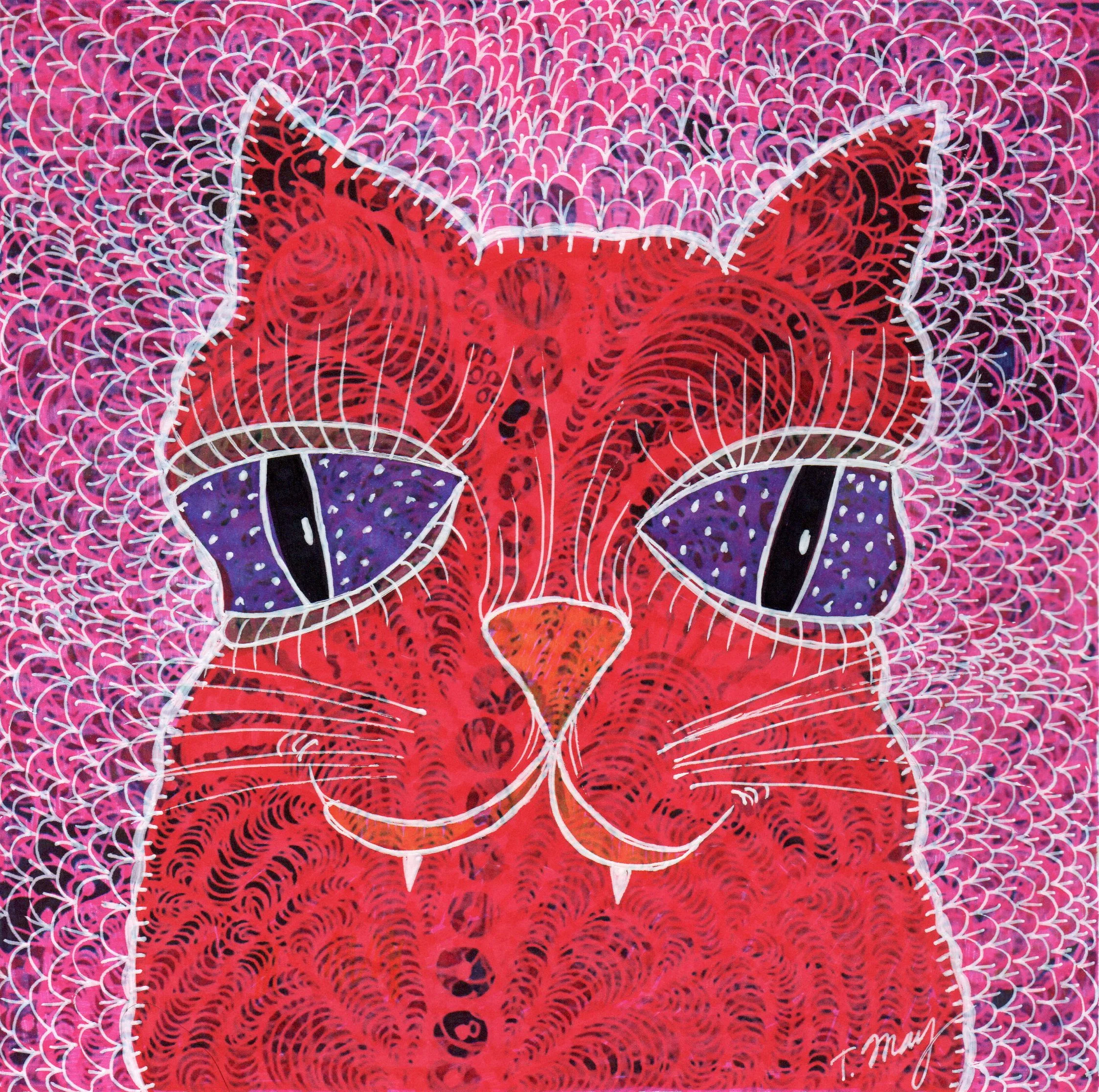 Kindly Cat--Framed poster