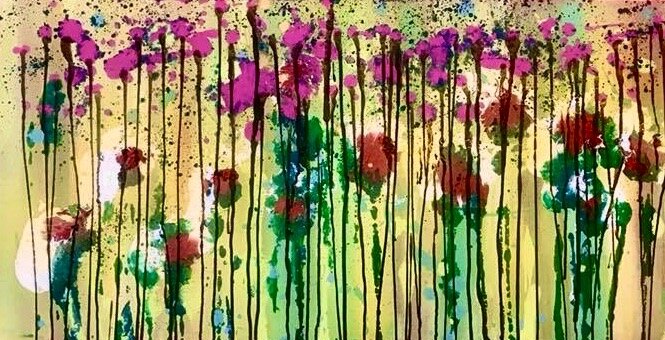 Think Spring (2019) Acrylic and Ink