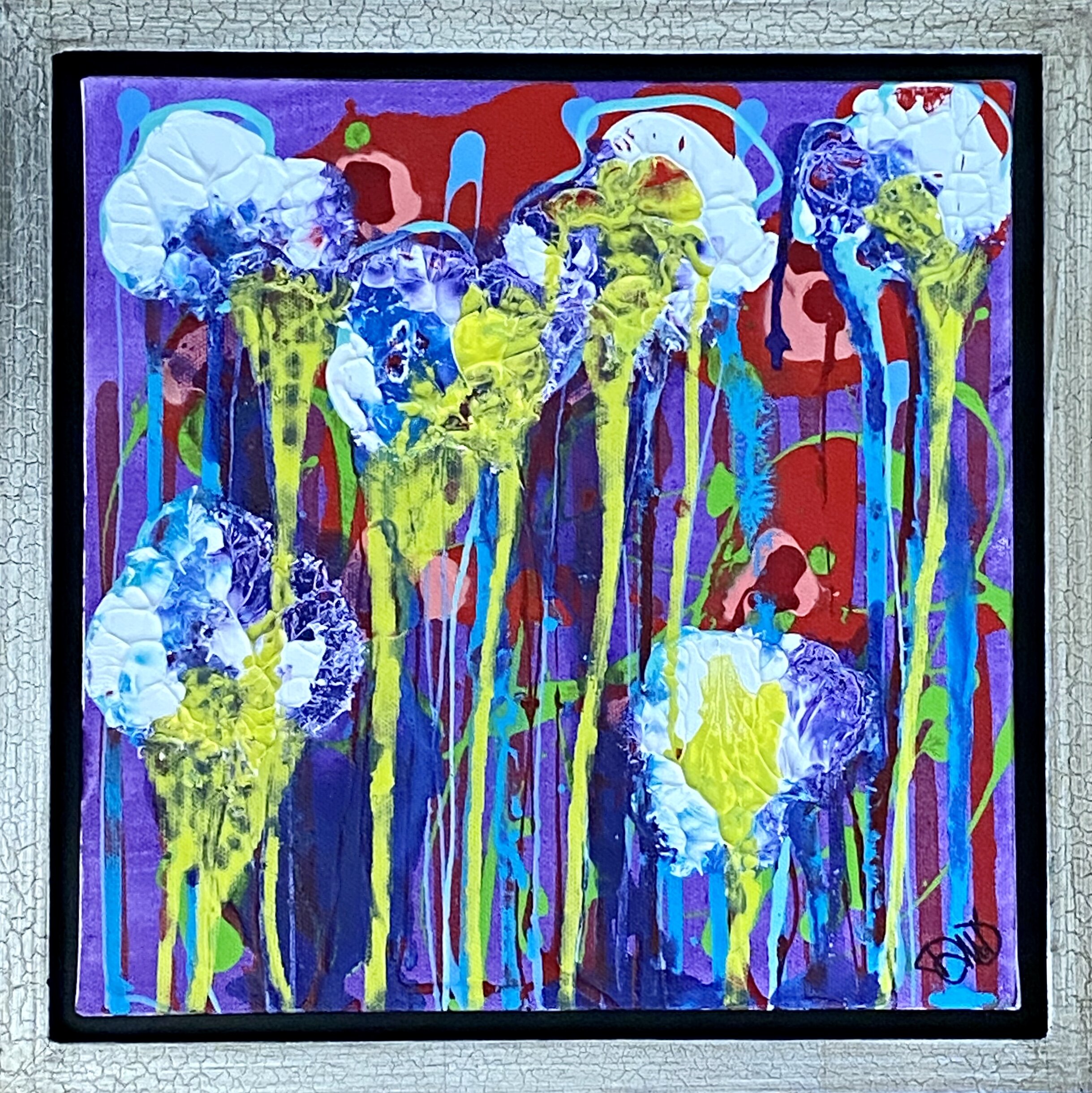 Purple Poppies (2019) Acrylic