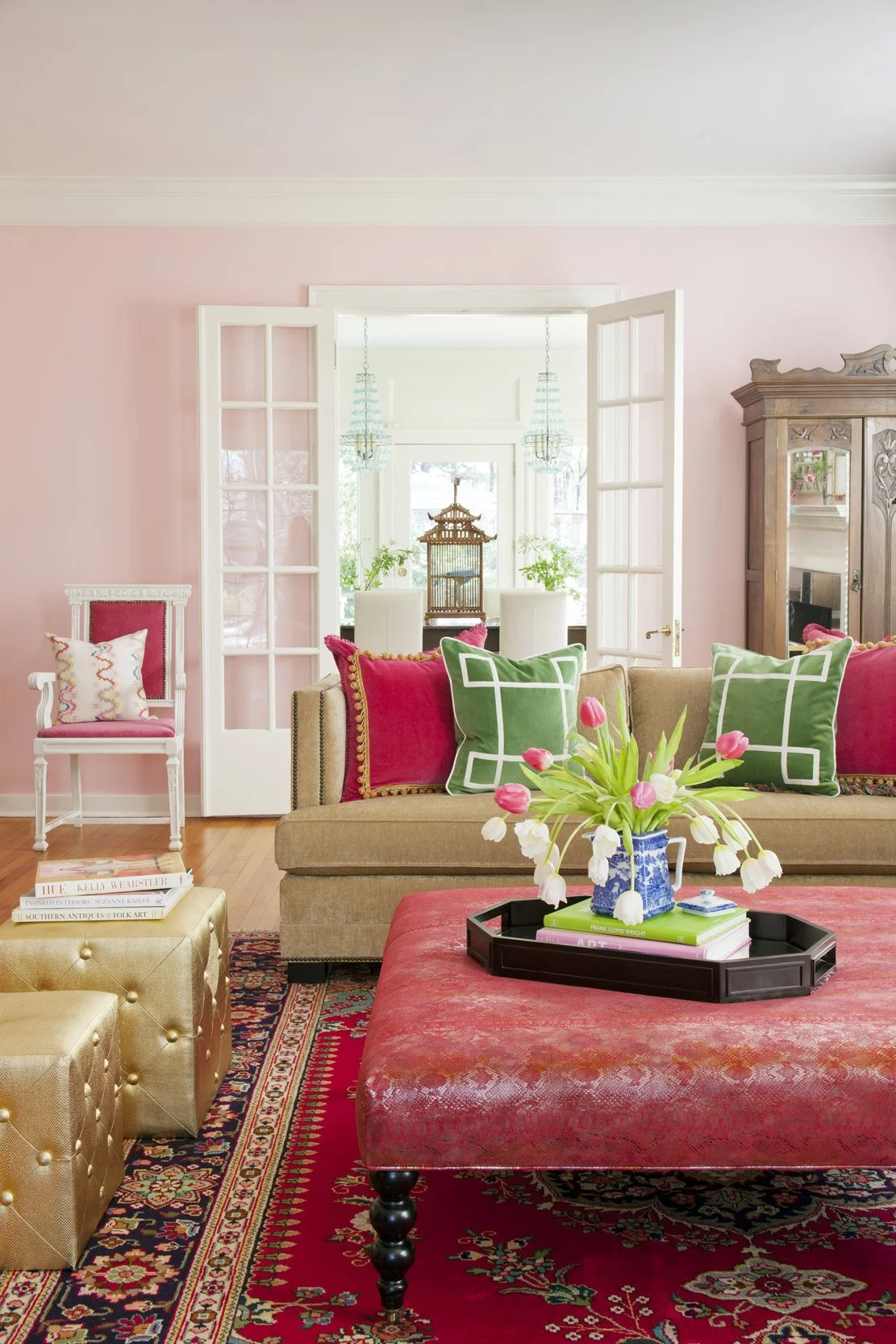 Bentonville Fayetteville Arkansas interior designer Andrea Brooks color pattern personal home Madison11.jpg