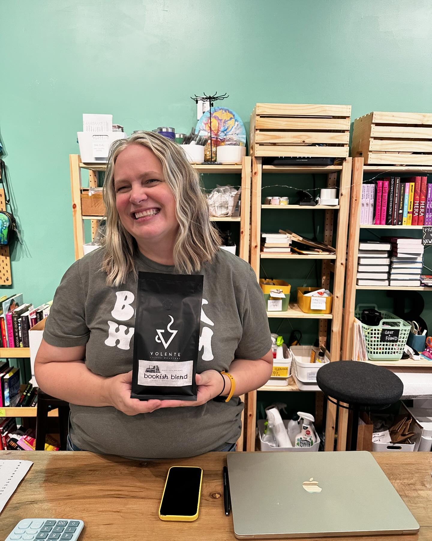 We love @bookish_modesto! If you haven&rsquo;t had the chance to swing by and grab a bag of their exclusive brand, you&rsquo;re missing out! It&rsquo;s delicious! Get a book and a bag of coffee today!