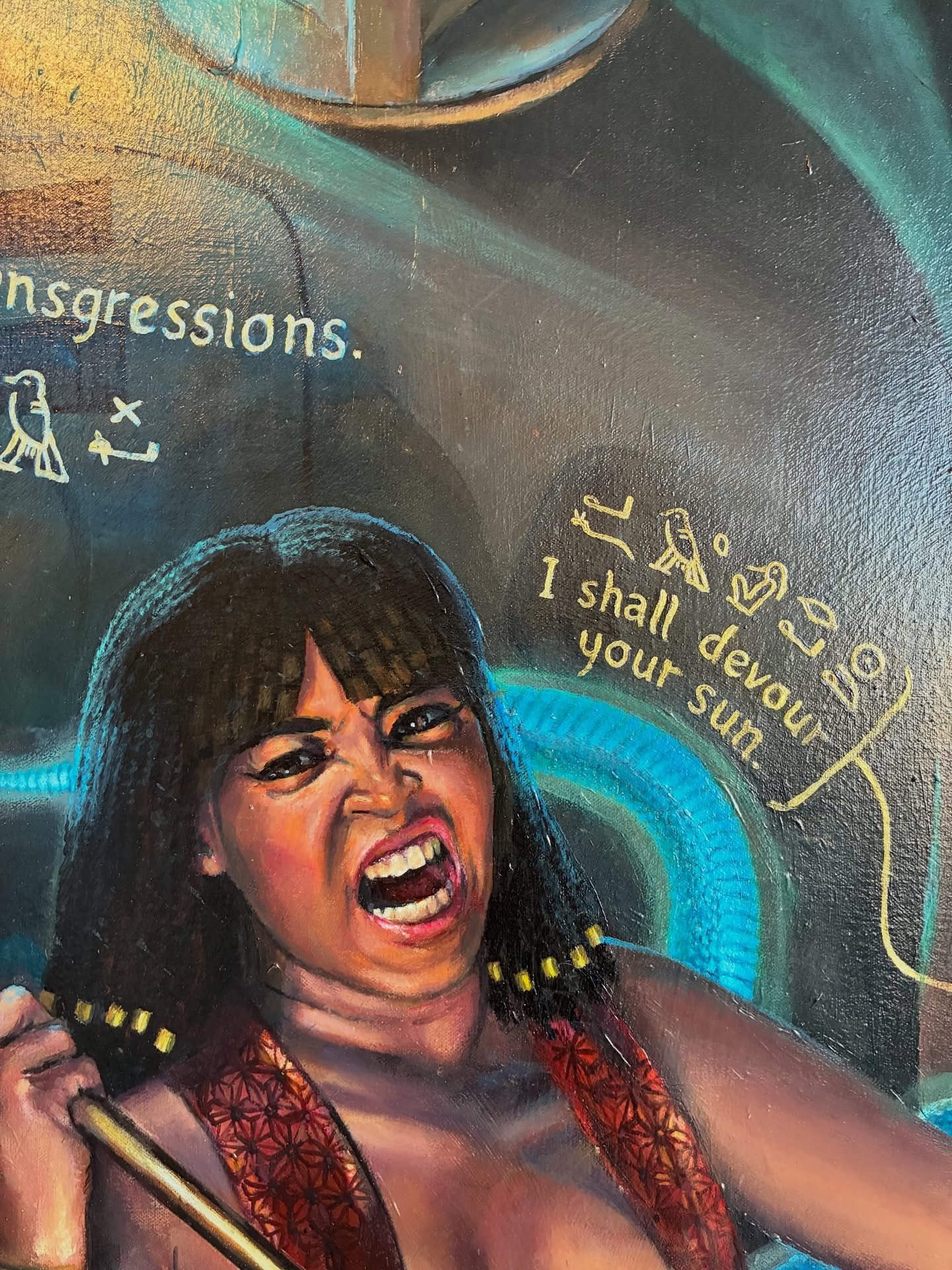 More stories unfold. 

@leelanierpaints colorful paintings breathe new life into historical, literary and mythological characters. Stylistically, he combines Renaissance tableaux with 20th-century commercial illustrations and a bit of Surrealism. His