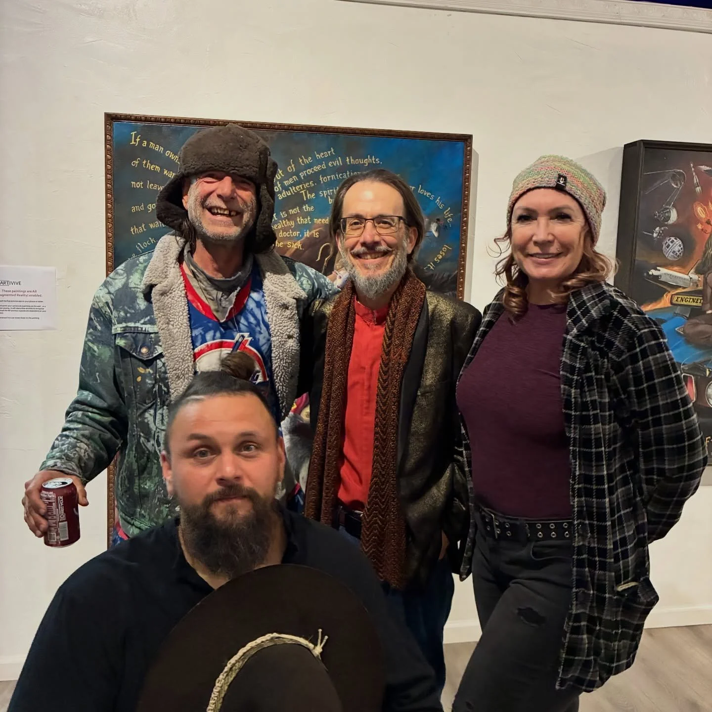 @leelanierpaints art reception tonight @savagemysticart until 9pm! ✨