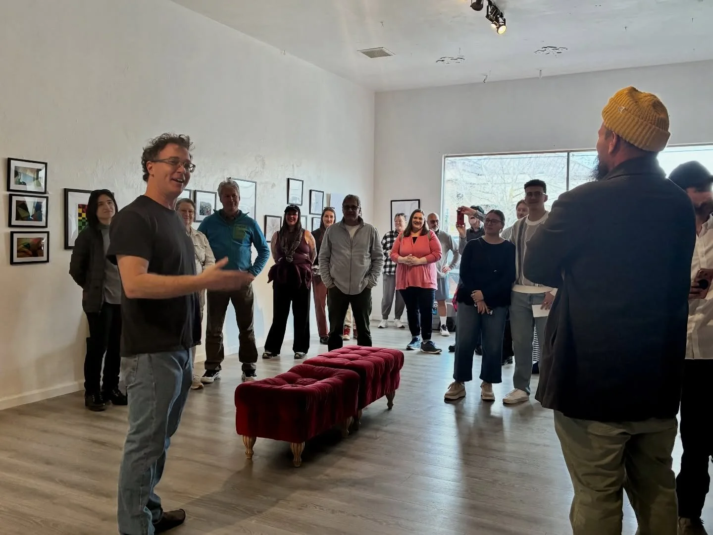 Thanks to everyone who came out to @savagemysticart to celebrate Dr. Caplovitz and the opening of Mind Matters. The show will be up for all of February. Stop in to take a peek during @potentialist_workshop open hours. 🌀