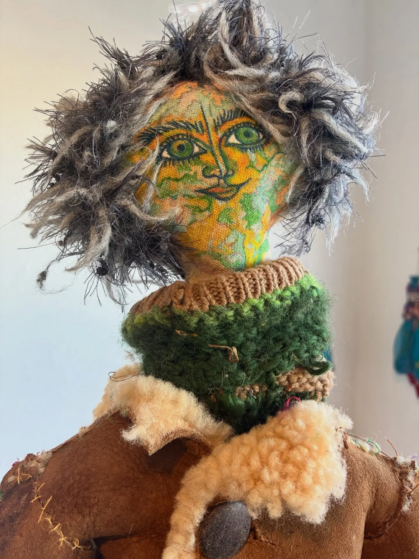 Saturday at @savagemysticart meet the puppets of Nazanin! Our art reception is free and open to all from 6pm - 9pm. Learn about Nazanin&rsquo;s process and her travels across the globe as she brings puppets and art to the world.