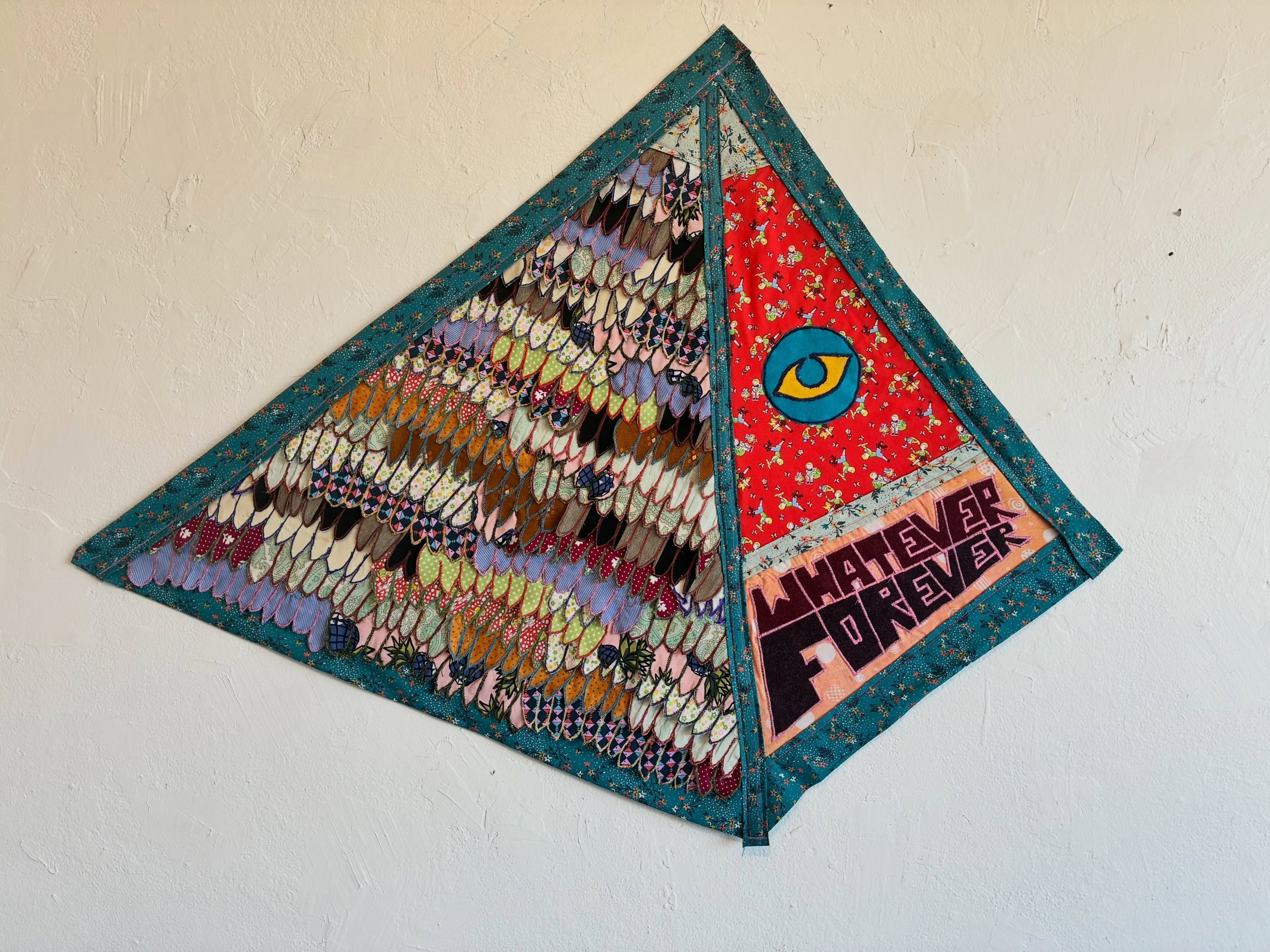&ldquo;Whatever&rdquo; by Steve deBruyn 

Bespoke Quilt - $600

Gentle Reminders at The Savage Mystic Gallery - May 2026