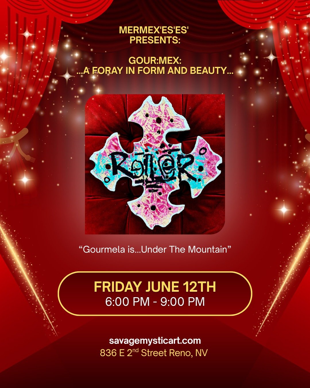 Our June gallery show features one of our beloved @potentialist_workshop resident artists, Jack Ryan. His Mermex work is an iconic part of the Upside Down Universe and can be seen in everything from our ticket booth neon to our sculpture garden boat.