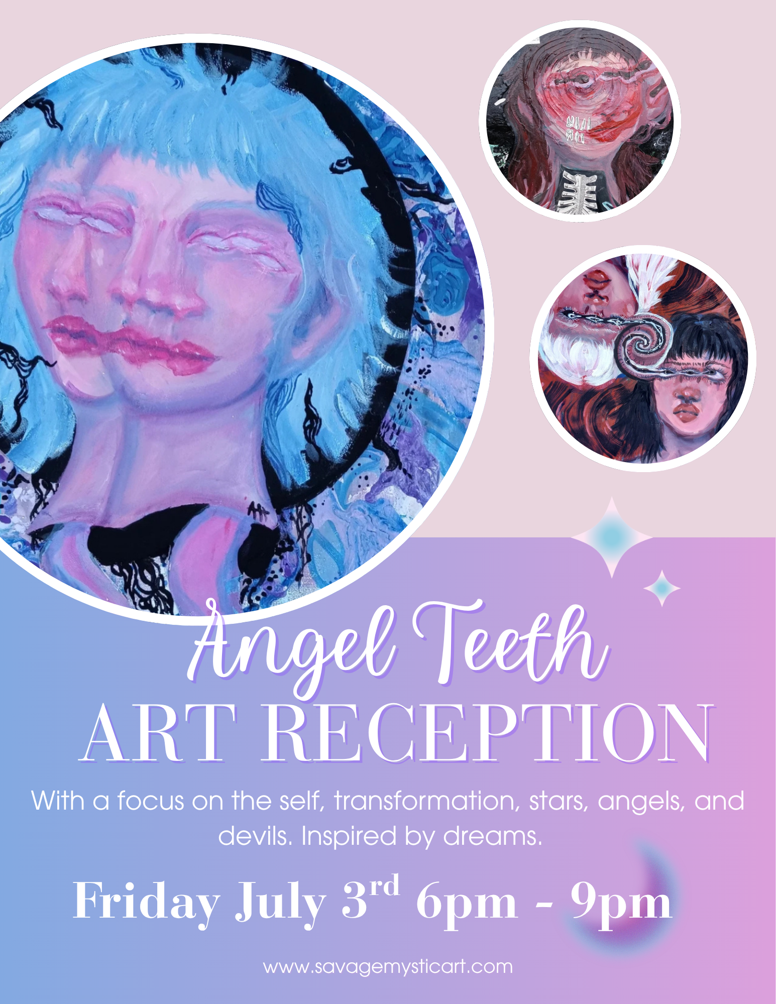 Angel Teeth Artist Reception