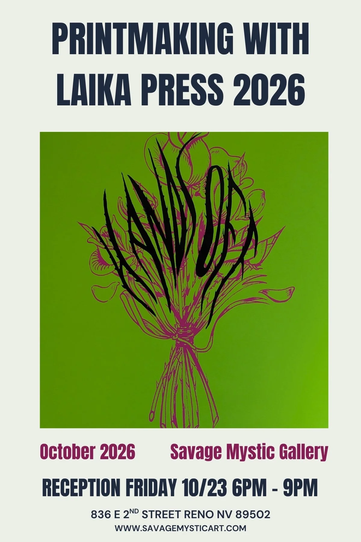 Printmaking with Laika Press: Artist Reception