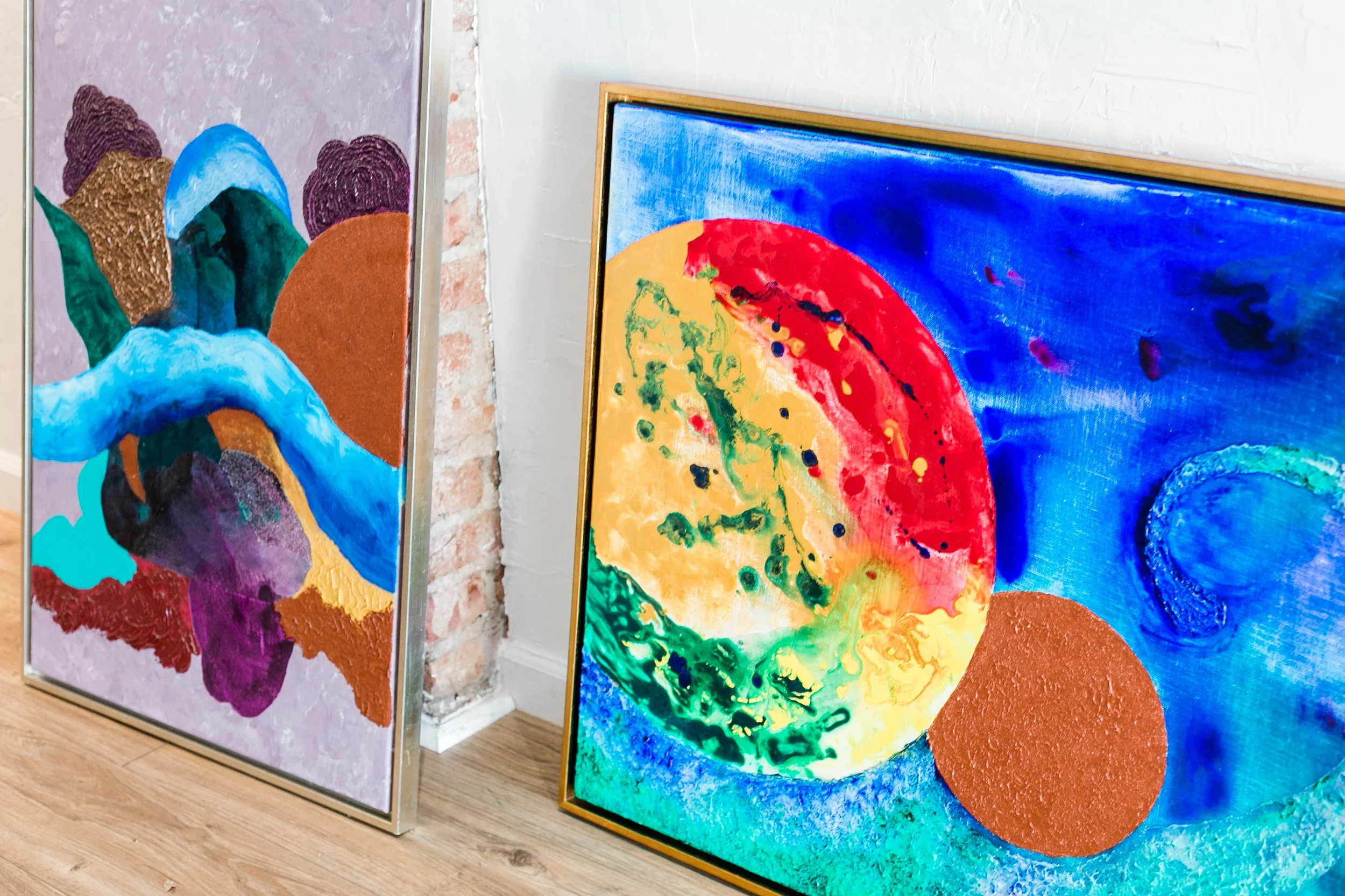 Paintings by Morgan Moffat