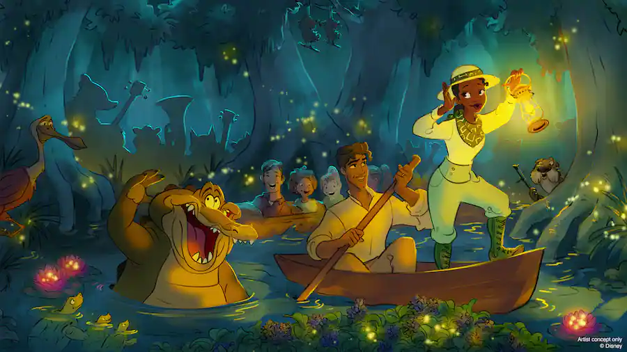 UPDATE: Name Revealed for Disney’s Princess and the Frog Splash Mountain Retheming