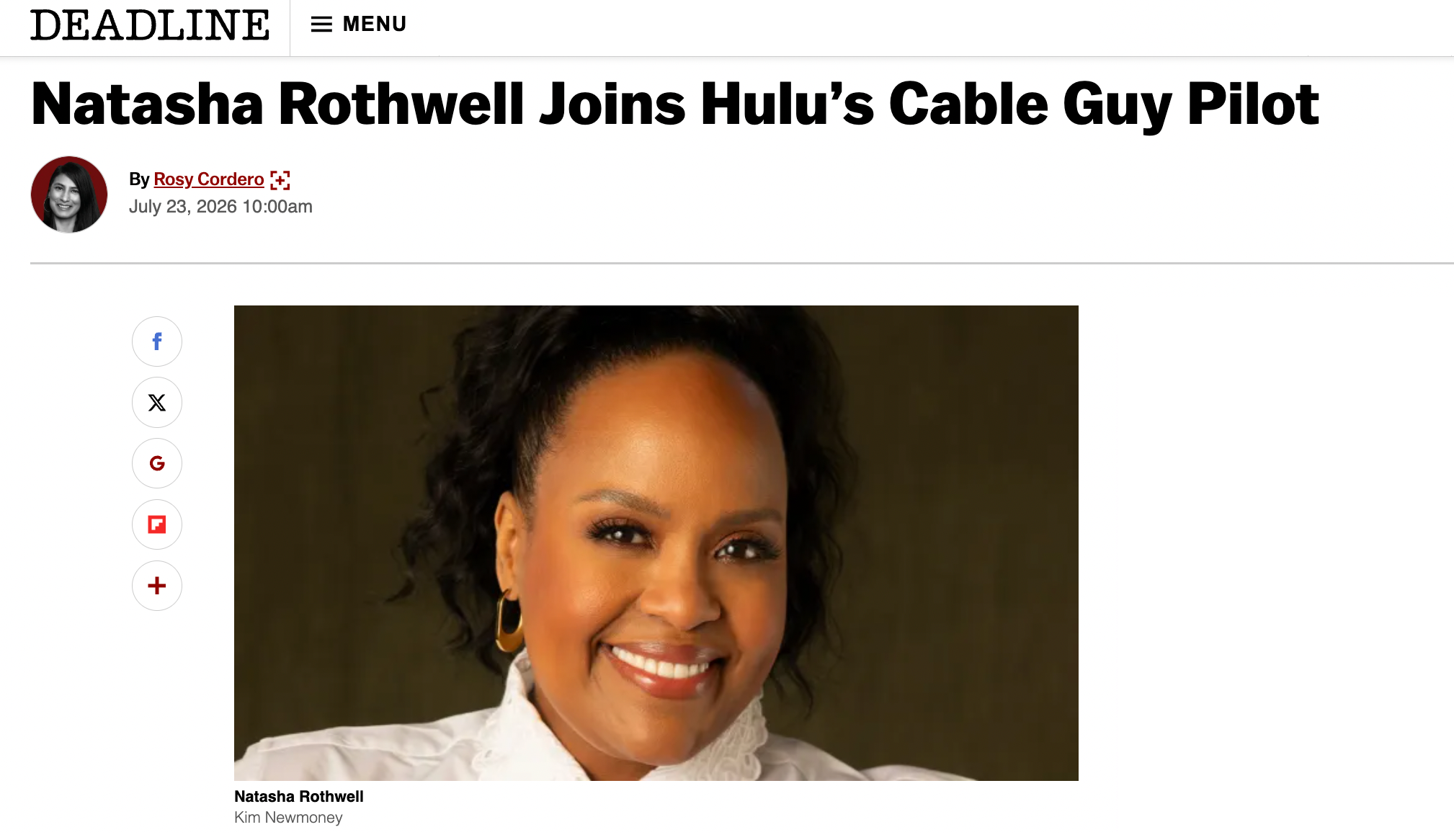 Natasha Rothwell Joins Hulu's Cable Guy Pilot