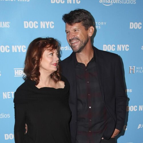 Executive Producer Susan Sarandon and Director Thomas Morgan, who frequently work together on documentary films, at the premier of Soufra at the DOC NYC Film Festival. Credit: Patrick McMullan