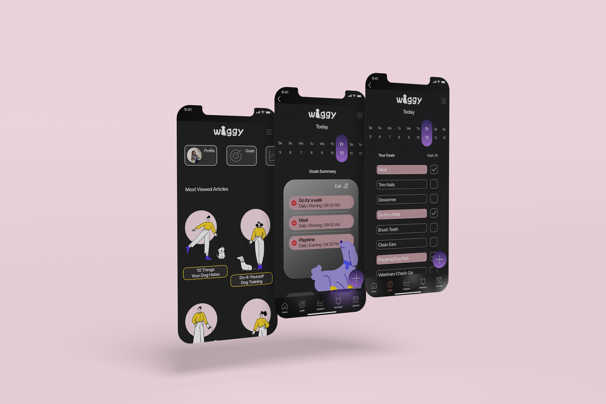 Waggy | Conceptual IOS App