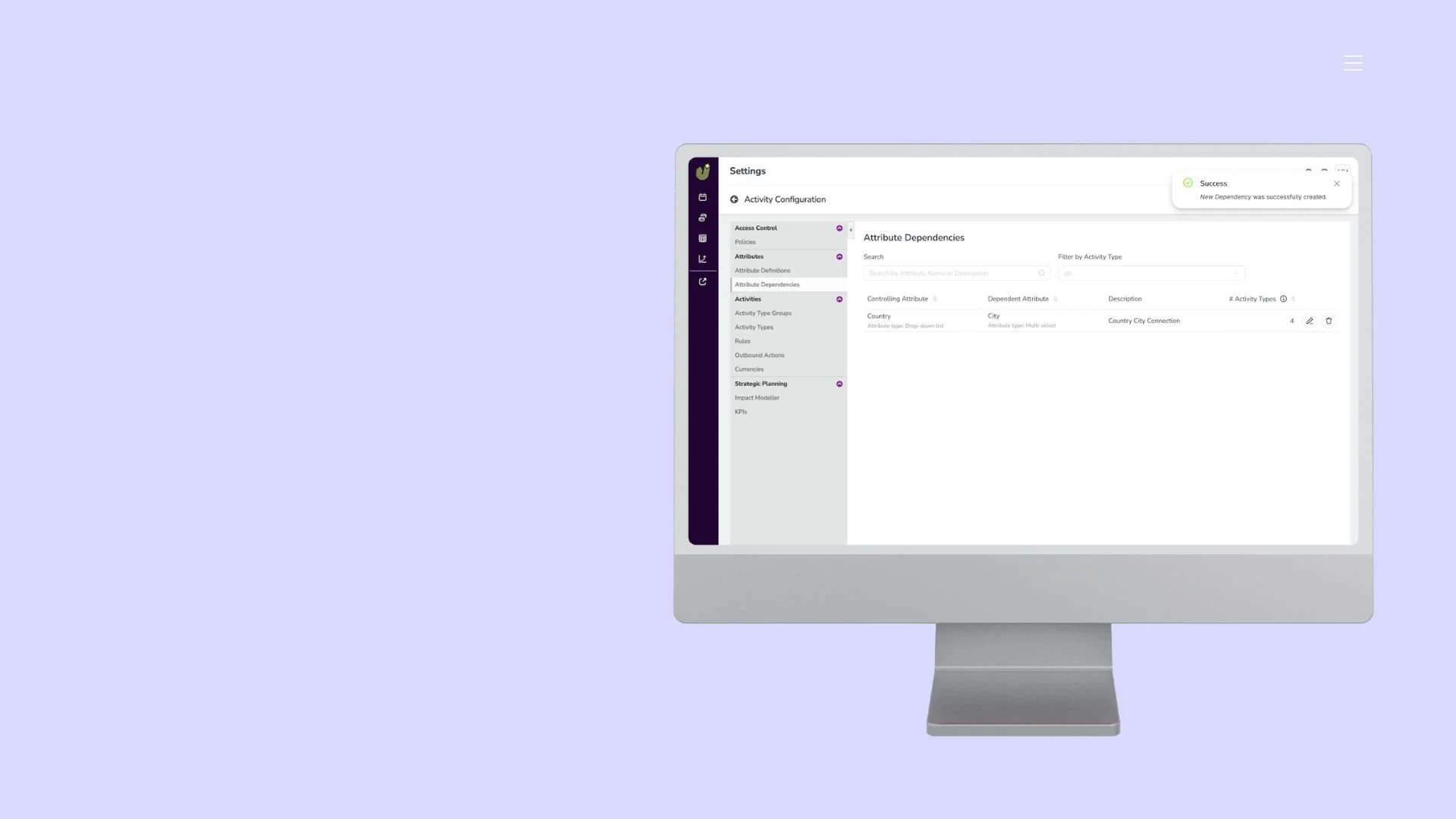 Attribute Dependencies