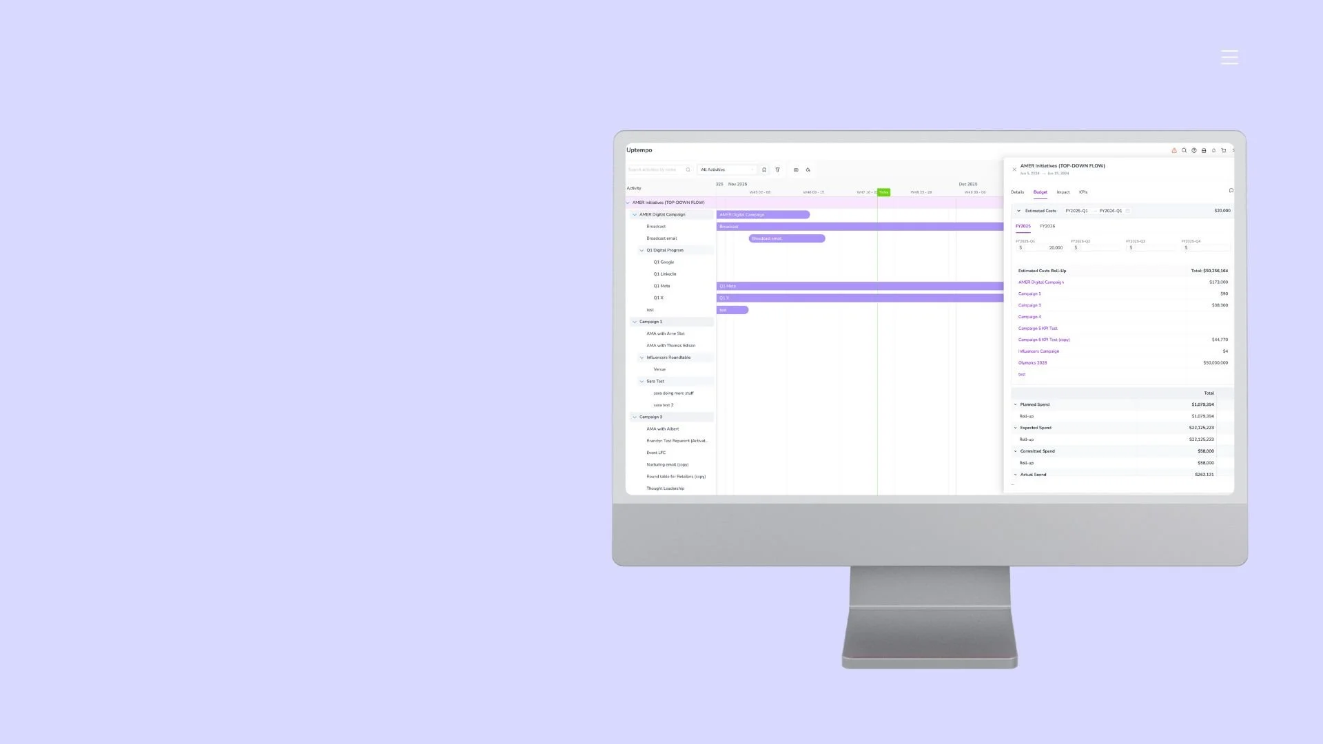 Time Phasing: In Progress