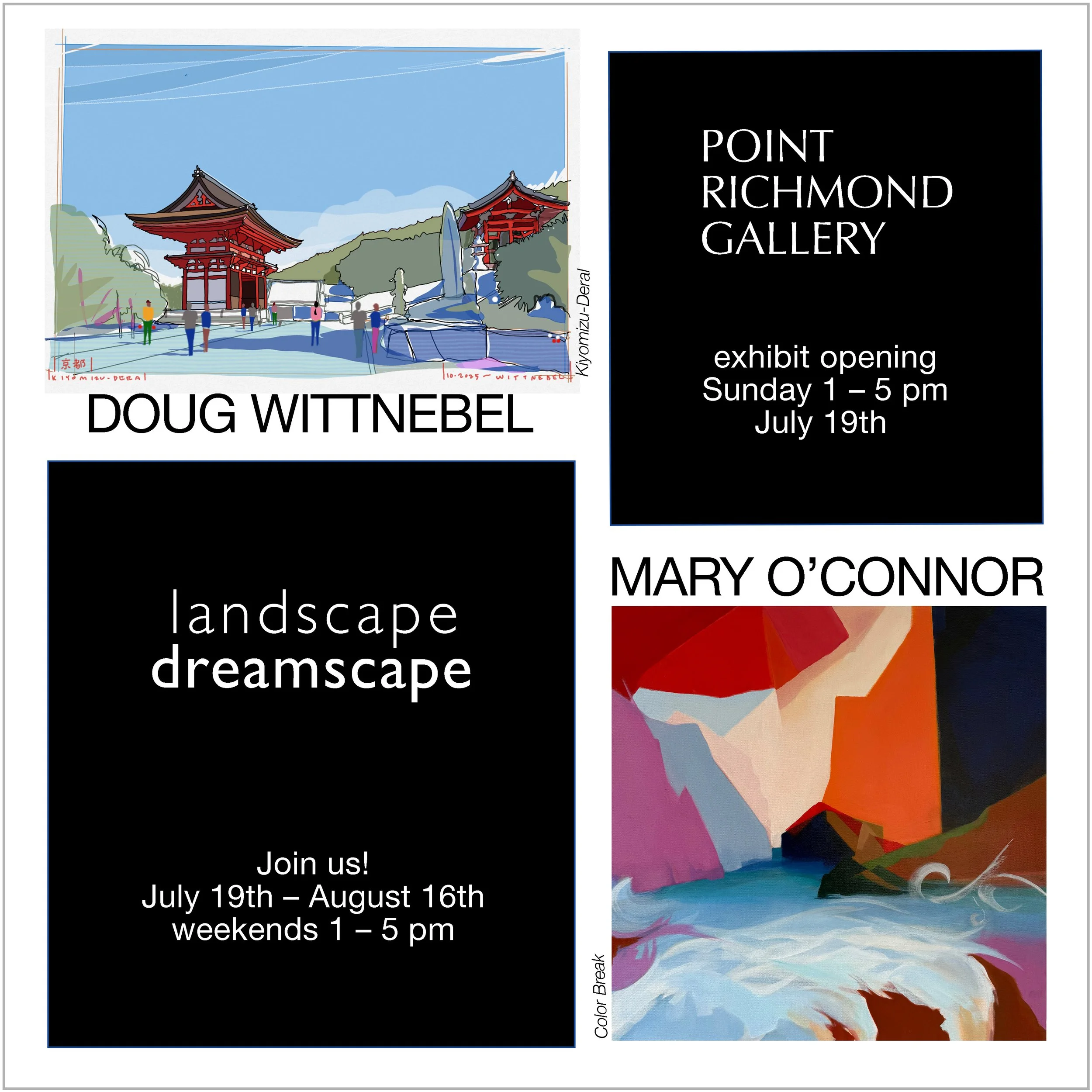 Opening Reception for landscape dreamscape