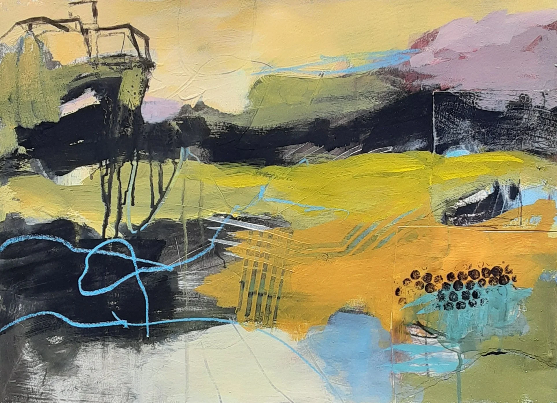 Golden Meadow, giclee print, 16" x 22"