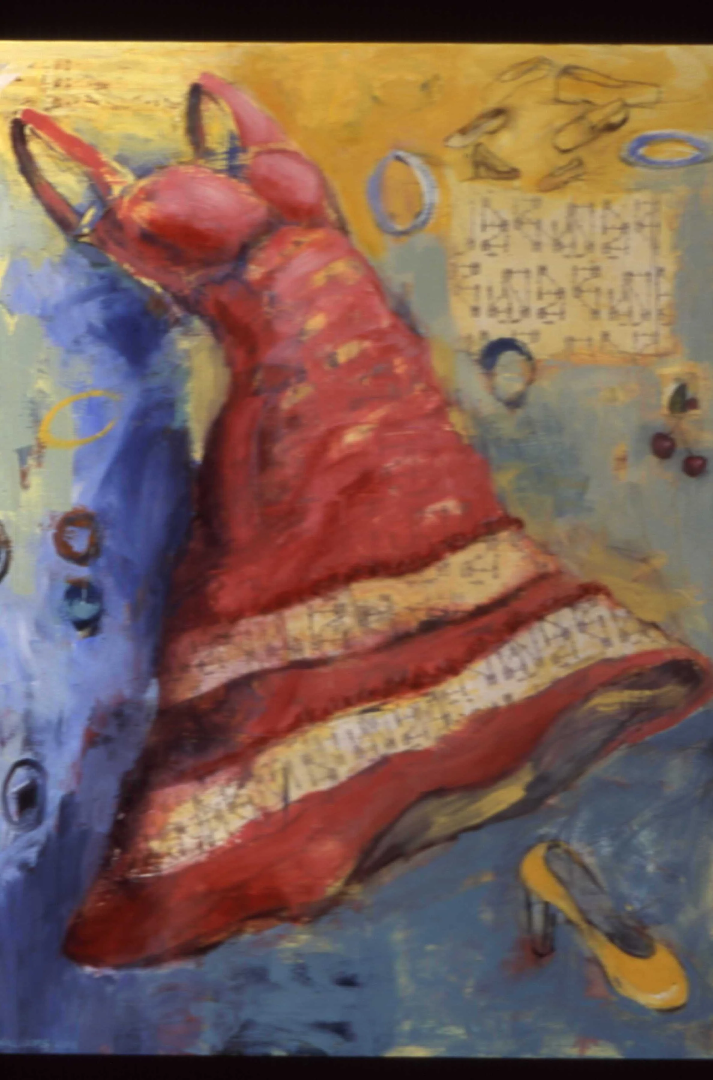 Arch And Twirl, giclee print framed