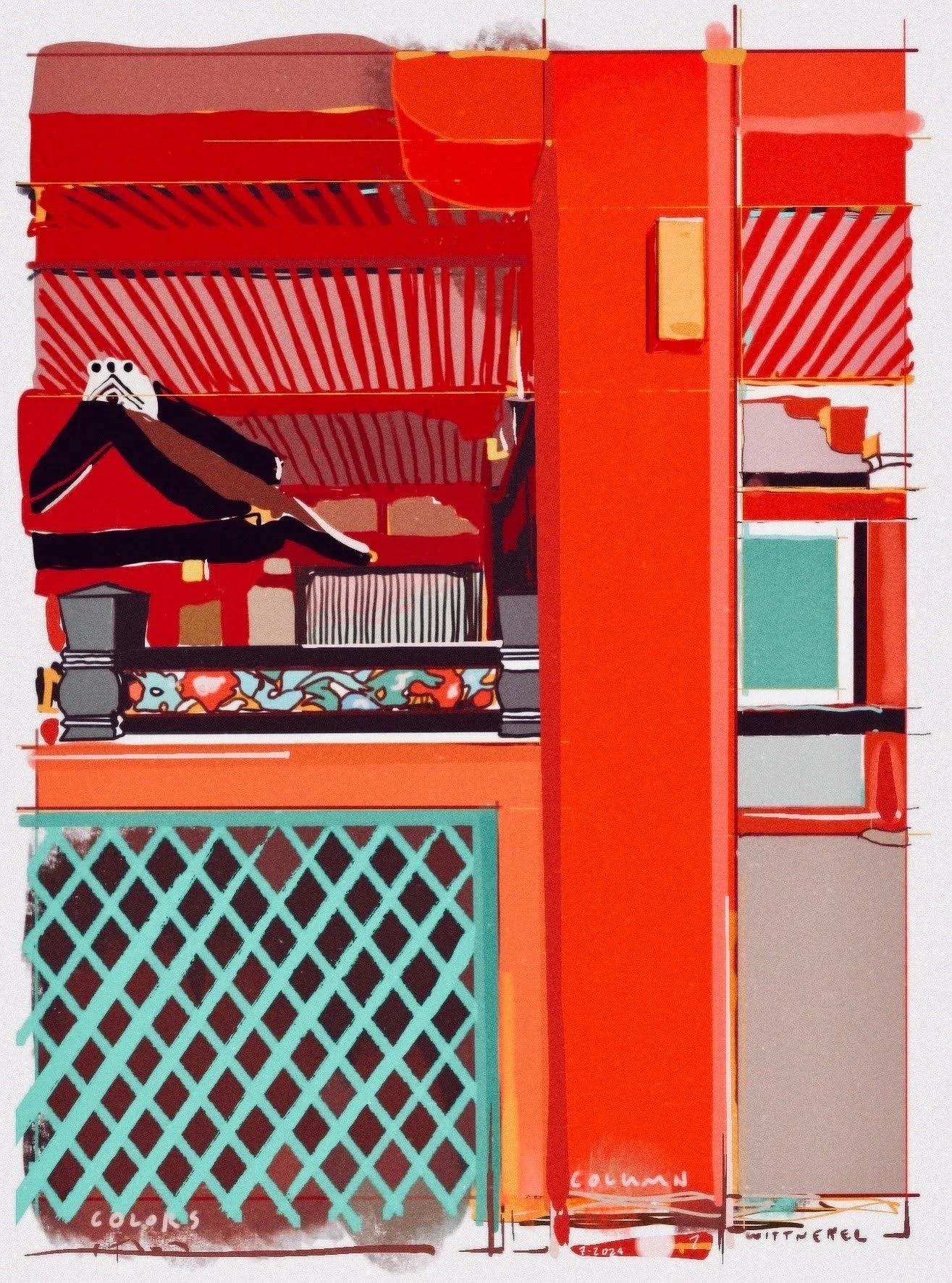 Colors of shrine in Nara.jpg