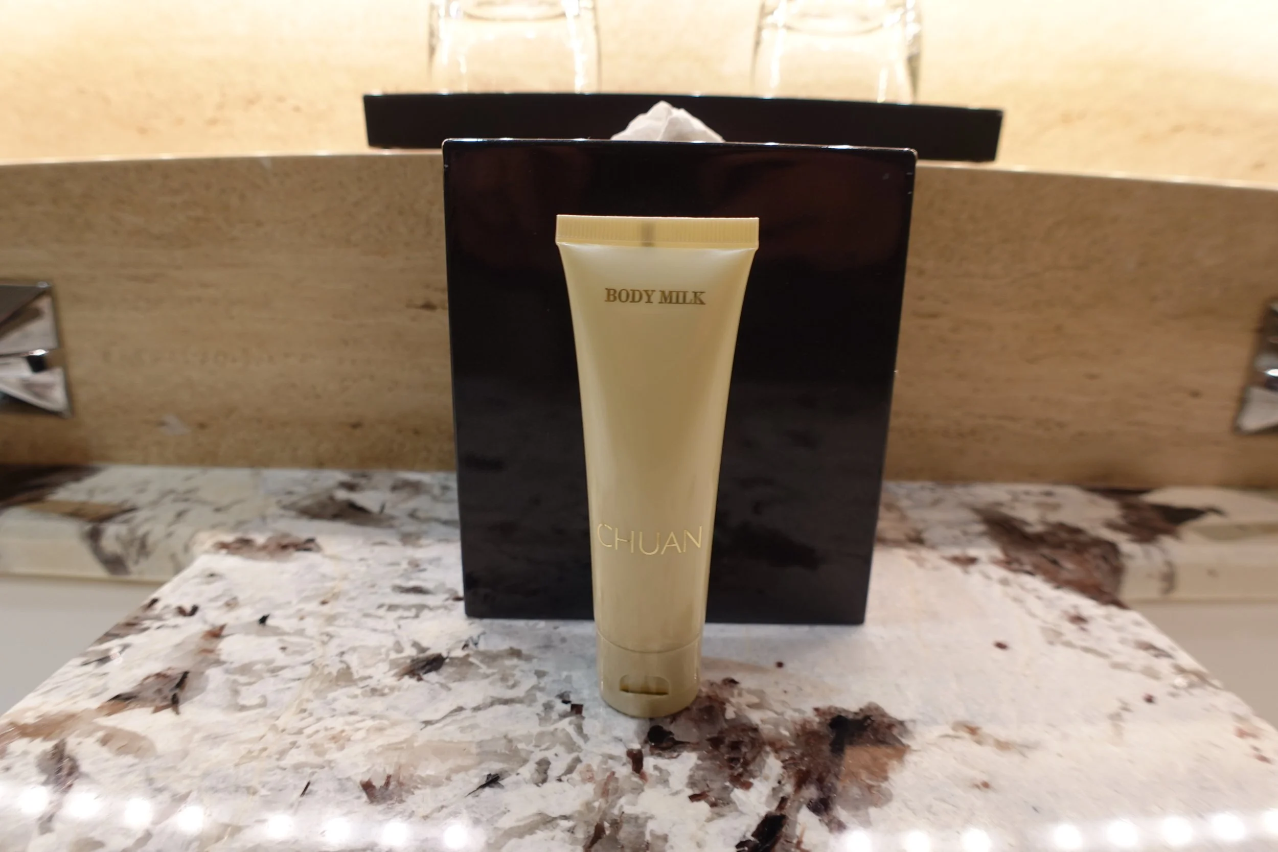  Amenities were the in-house Chuan Spa, which smelled great! 