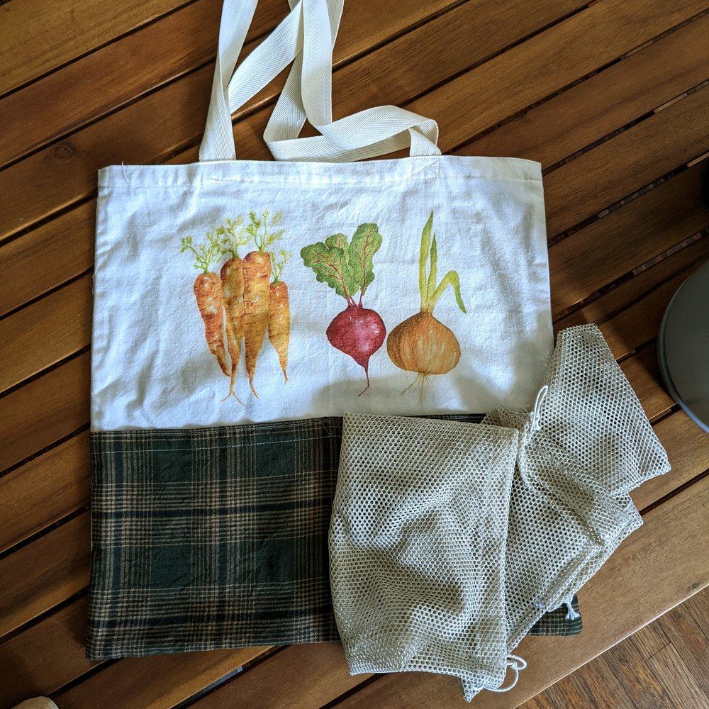Farmer's Market Bag ~ Organic Cotton Canvas ~ Homestead and Chill