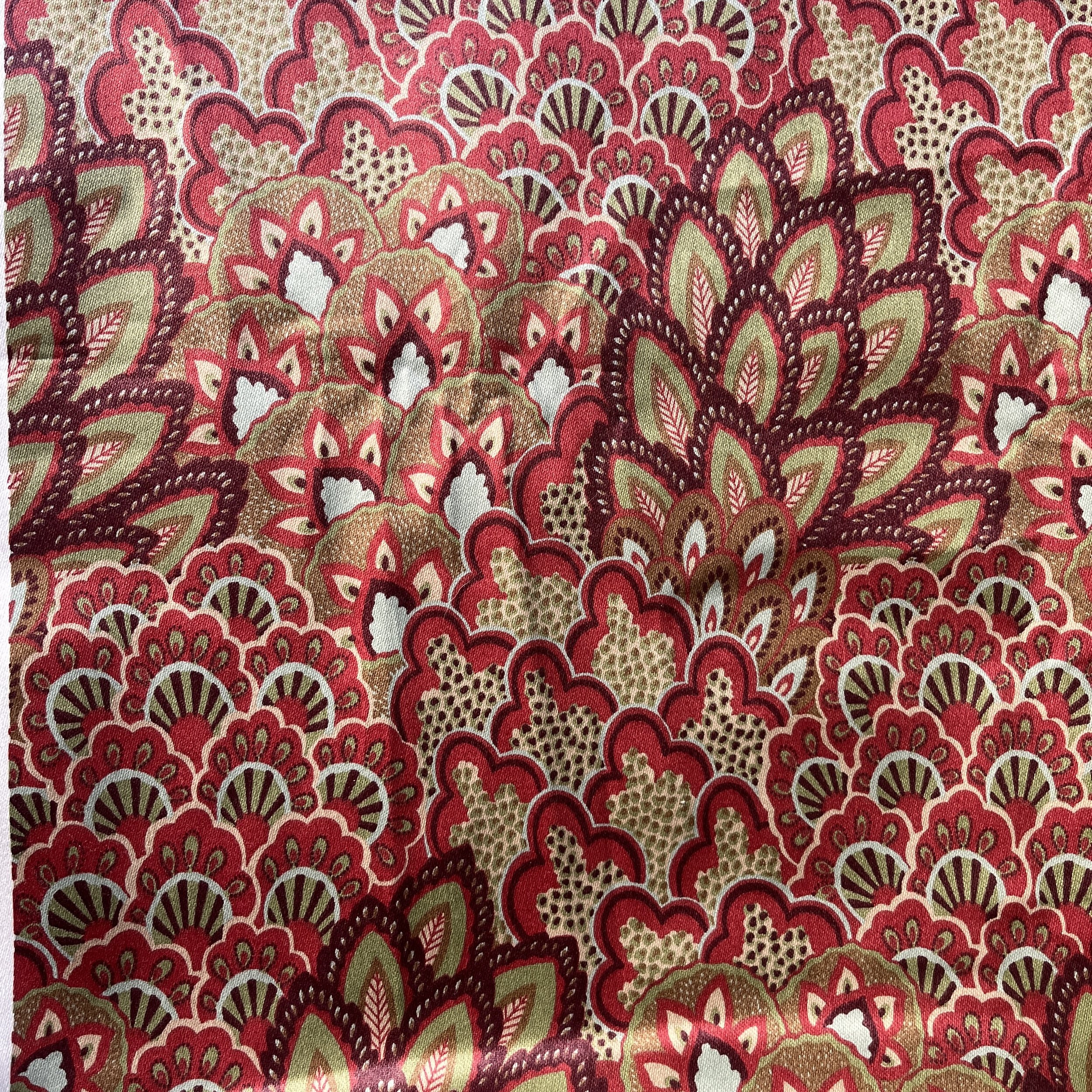 Peacock. Harvest. Fabric Upholstery Accessories Piece of 2 yards