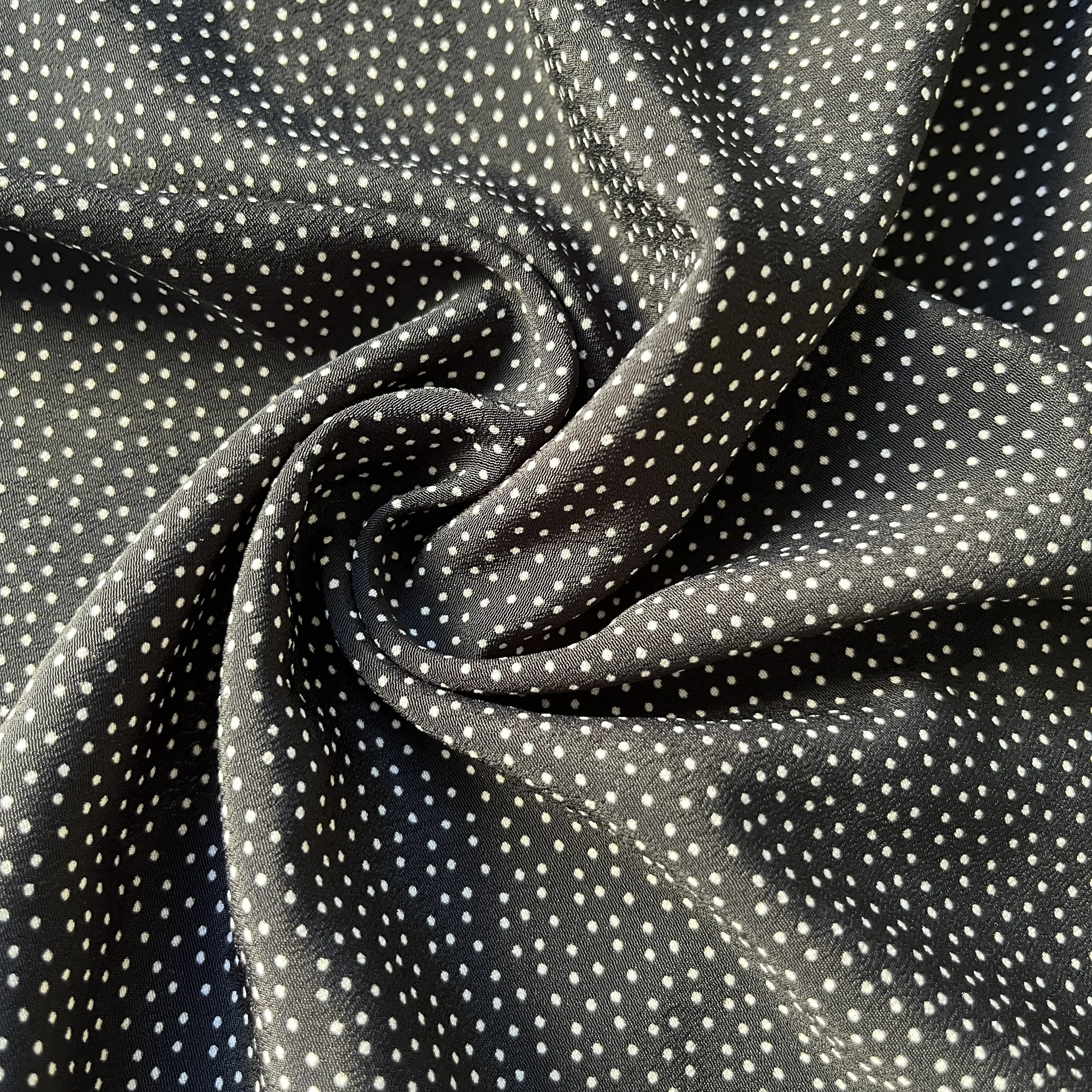 Black and White Polka Dot Piece of 2 1/4 yards