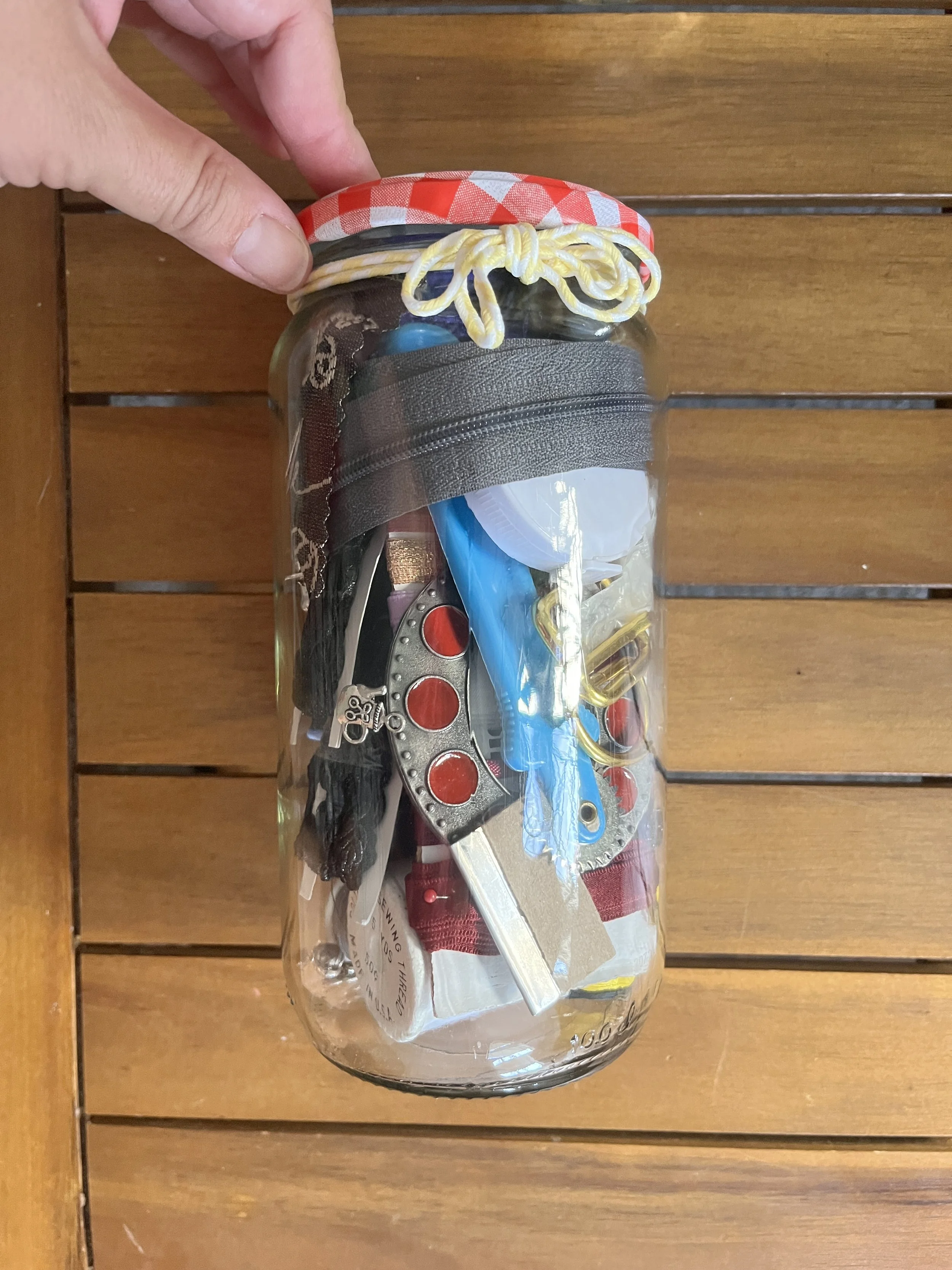 Sewing Essentials Jar 1