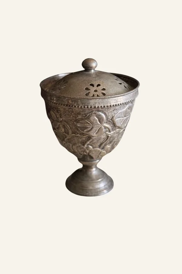 Incense burner vessel candle