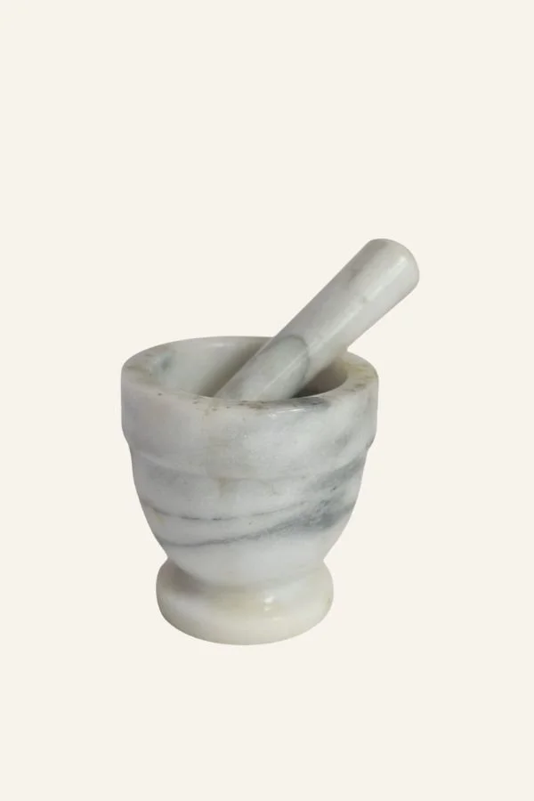 Marble Mortar and Pestle
