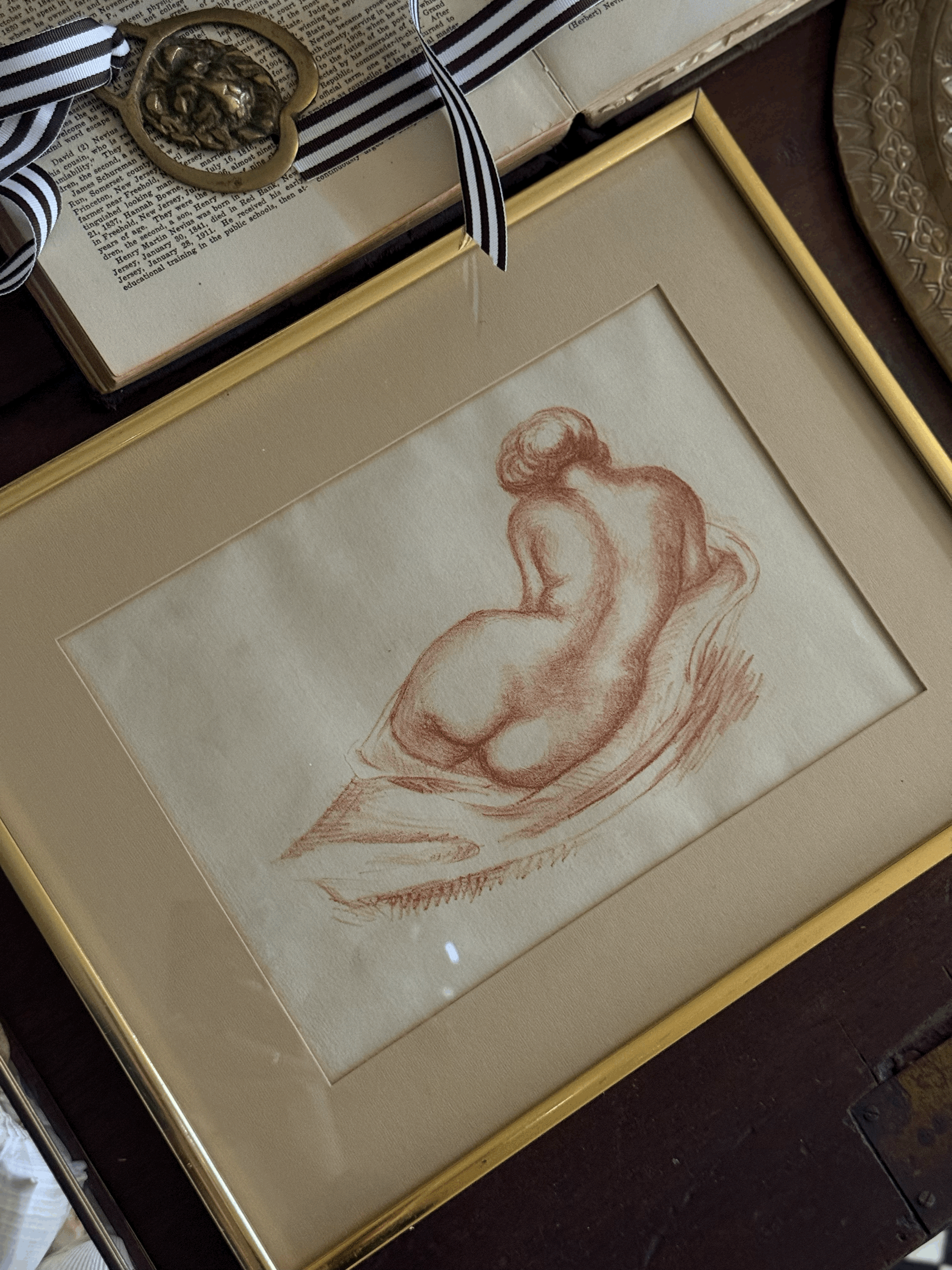 Nude Framed Sketch