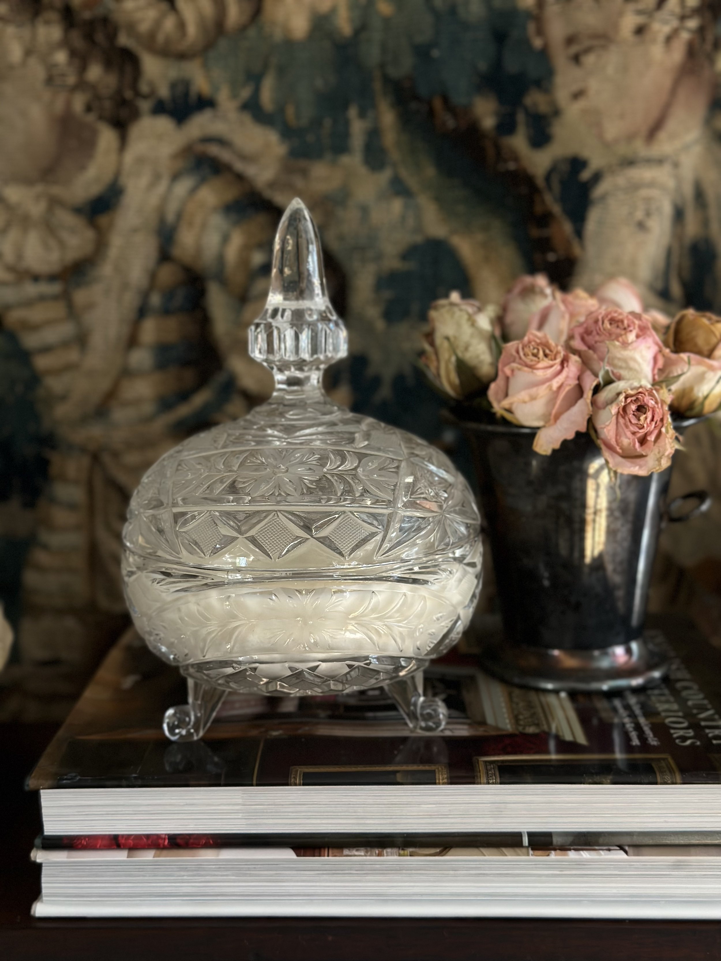 Clear Candy Bowl Candle