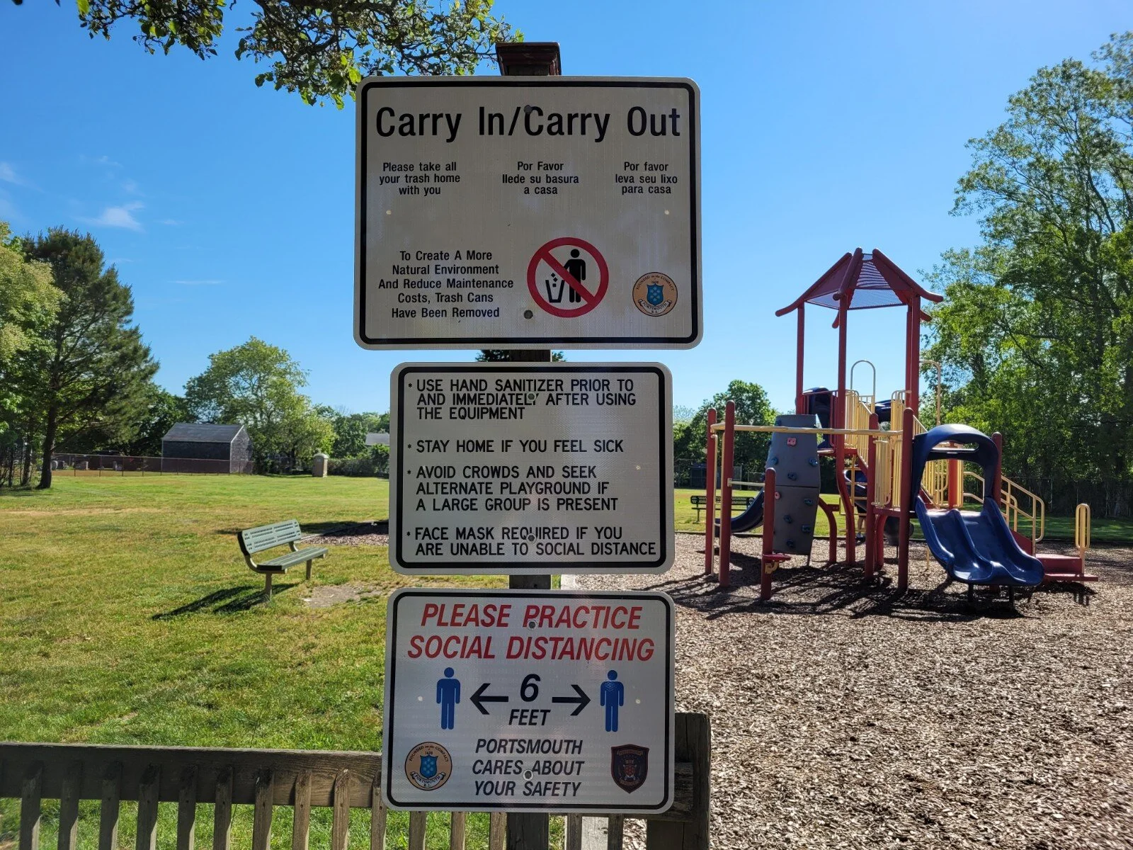 Turnpike Ave Playground Portsmouth, RI — Parks In My Town