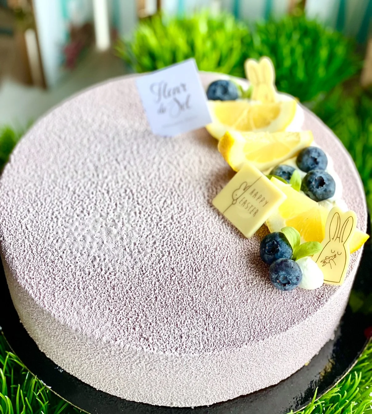 Blueberry Lemon Cake. Available in 6inch, 8inch, 10inch.