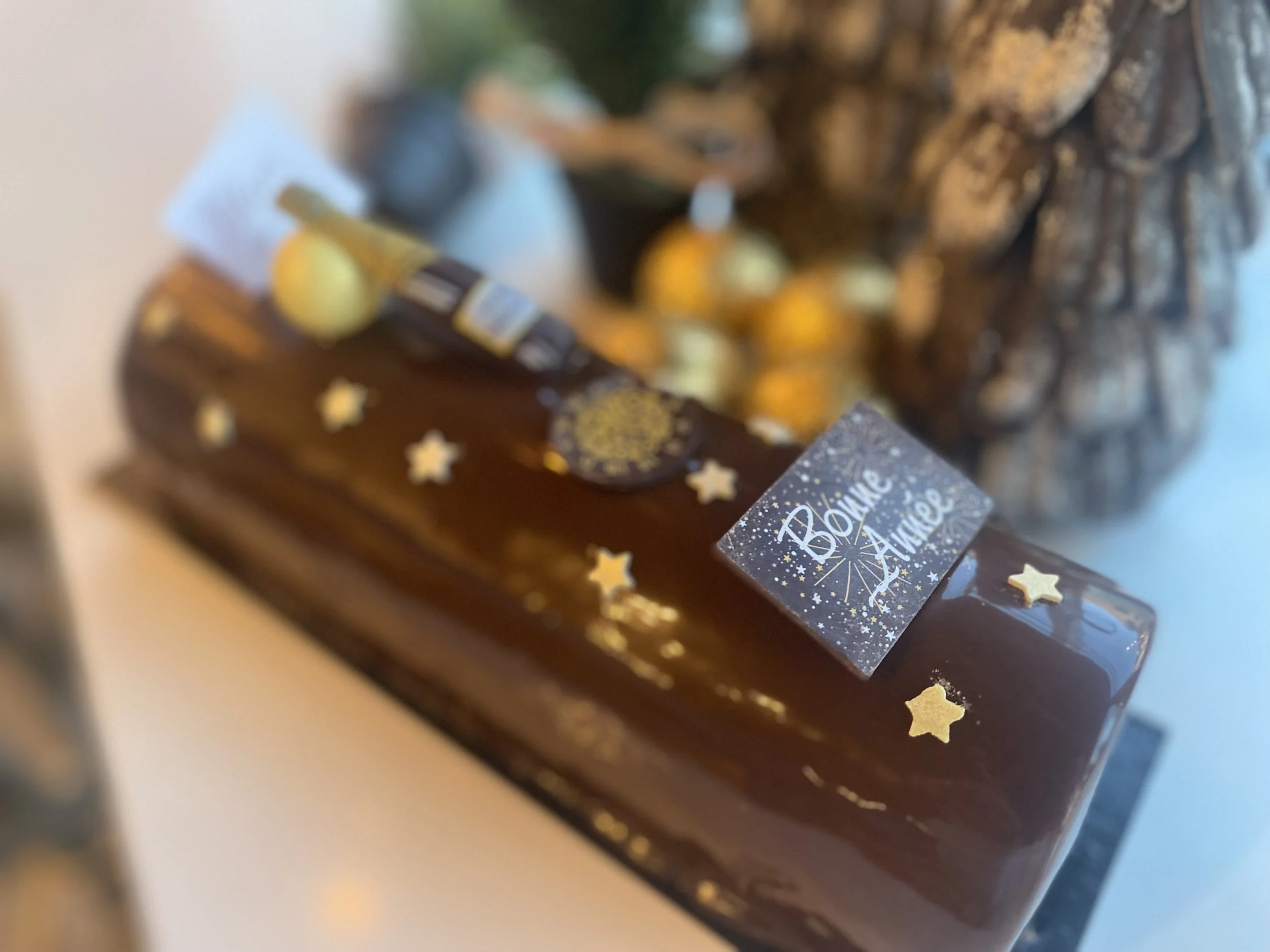 New Year's Yule Log 
Available in full and mini size.
($85.00 & $15.00 respectively)