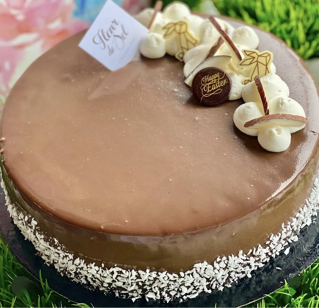 Chocolate Coconut Cake. Available in 6inch, 8inch, 10inch.