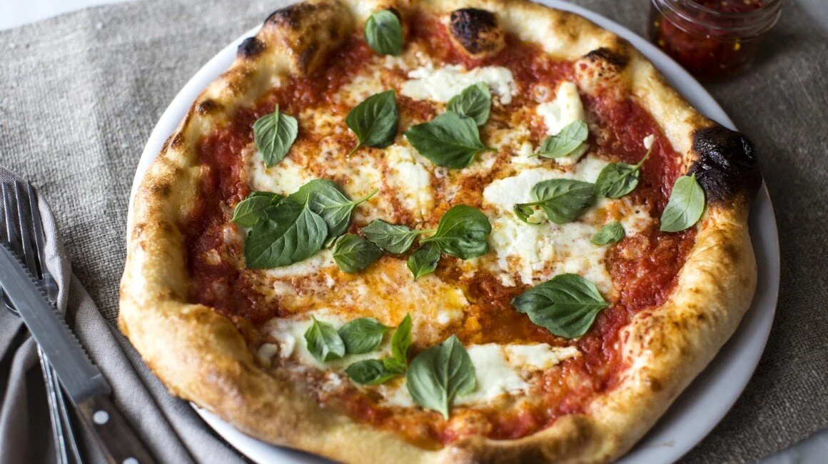 Fresh Hearts of Palm Margherita Pizza