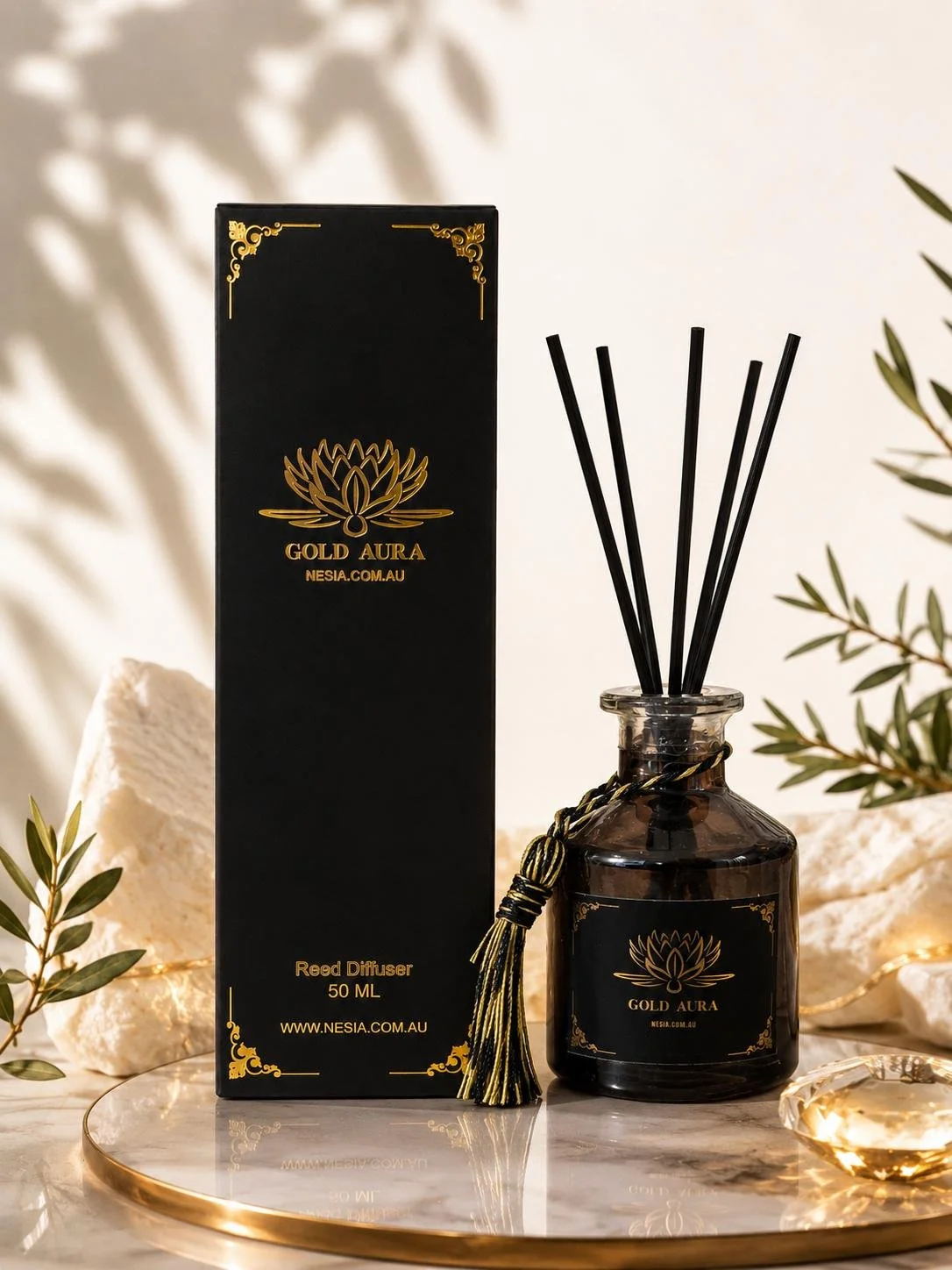 Luxury Home Fragrance Essential Oil Fragrance Reed Diffuser 50ml