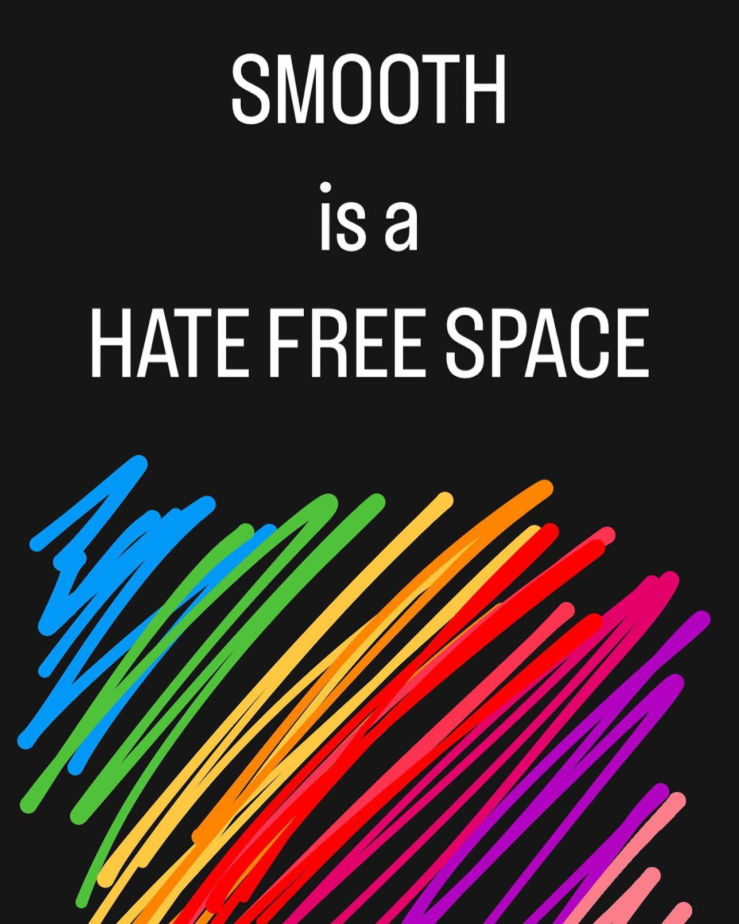 Hatred and ignorance are not welcome in my space. My space is safe for all and if you think otherwise, I&rsquo;ll be happy to never see you again. 

Zero Tolerance Policy