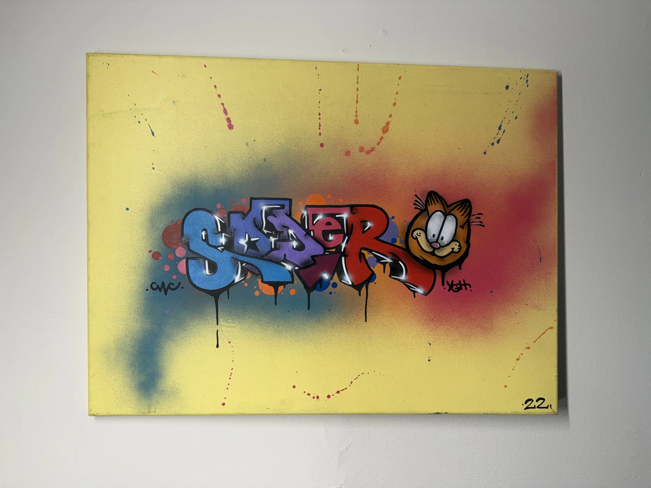 'Garfield' Acrylic Painting - 18x24