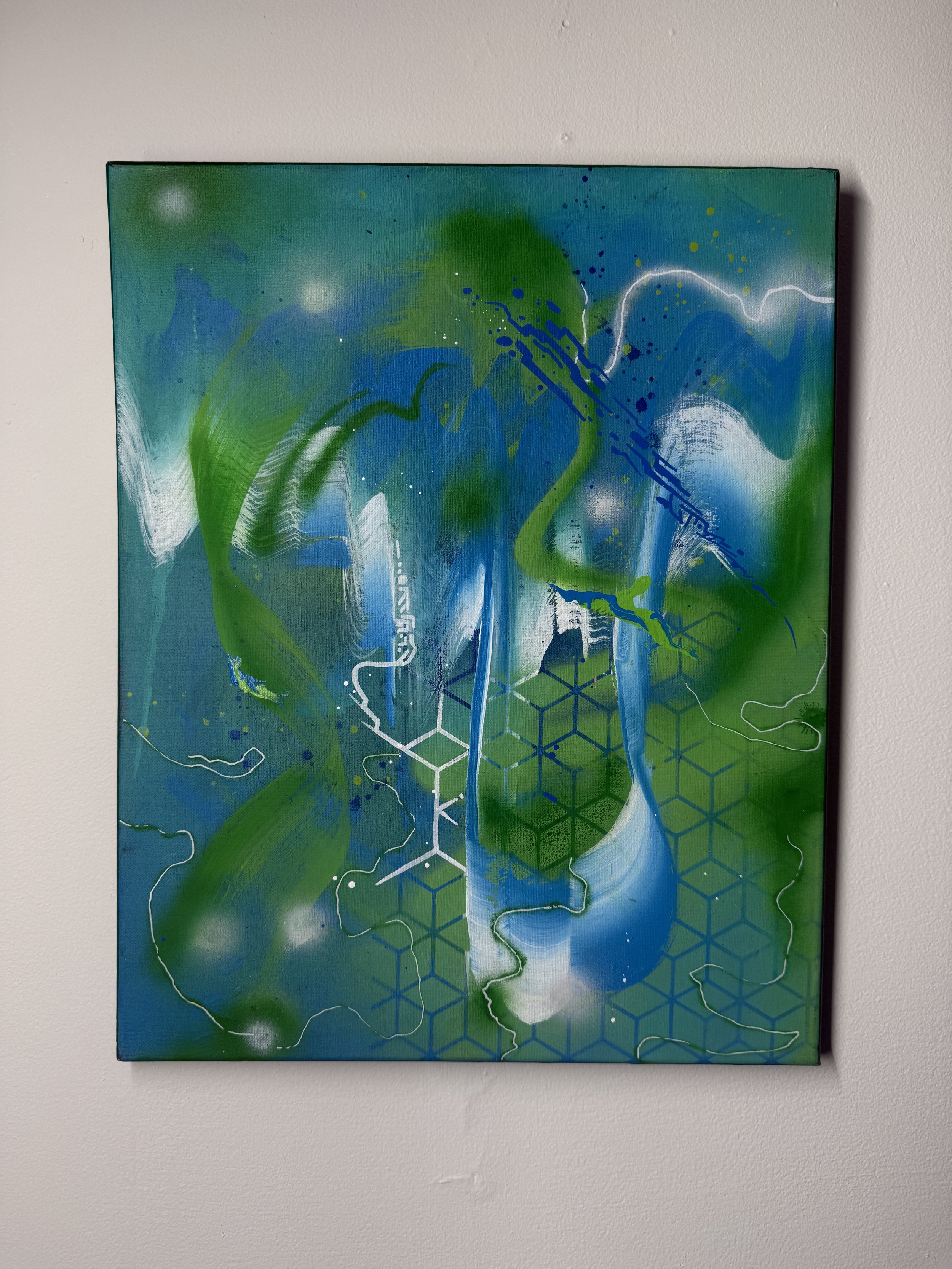 Earthlink Abstract Acrylic Painting