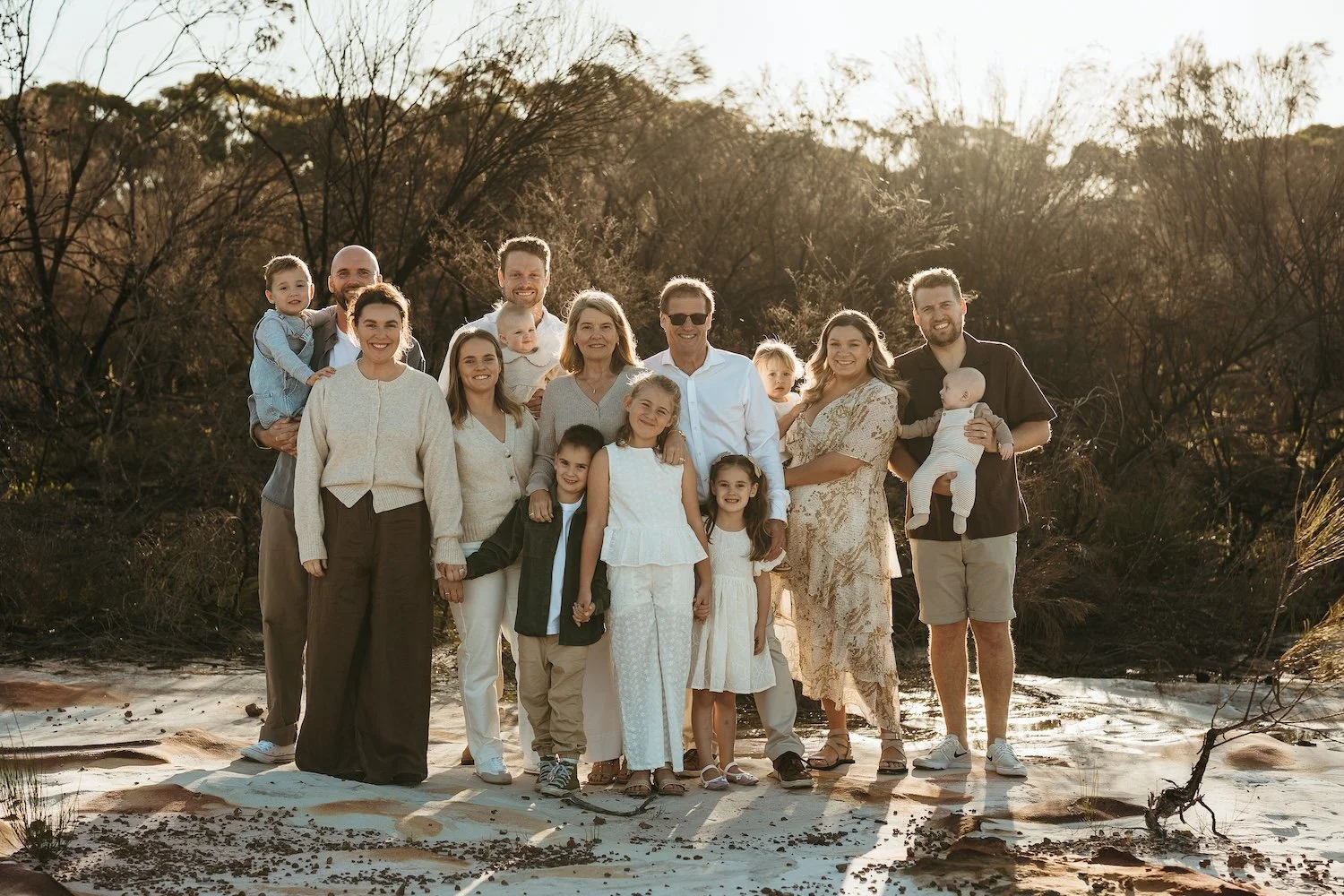 Extended family photography on Sydney's Northern Beaches