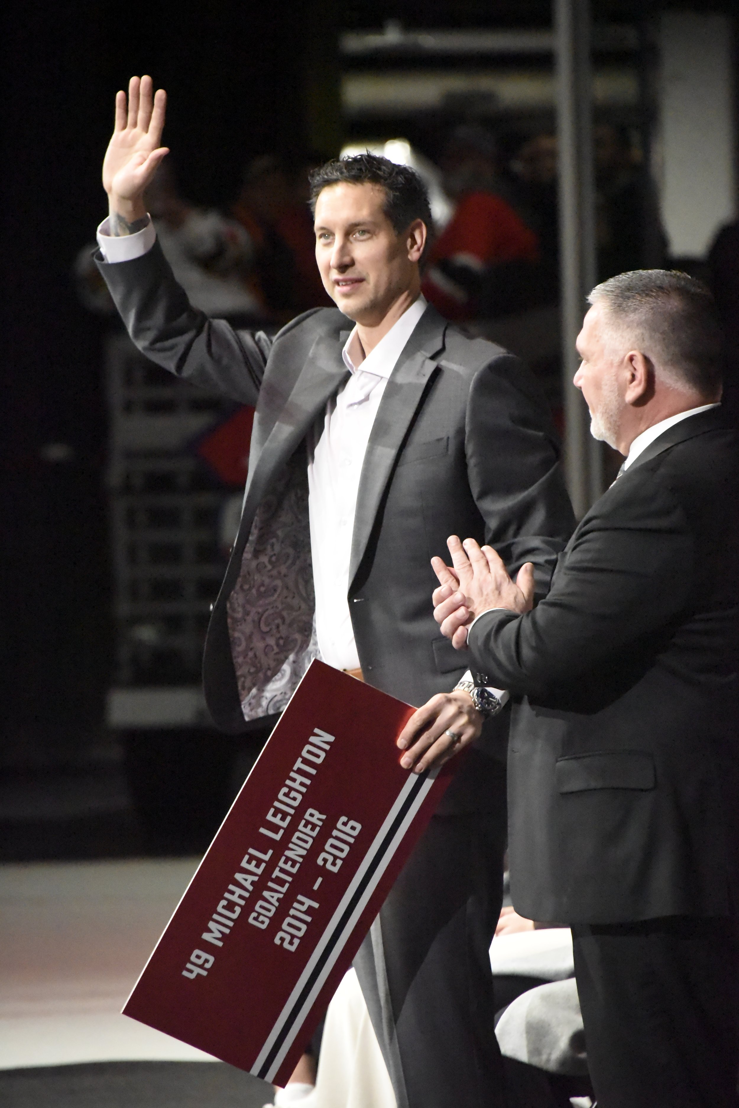 Love For the Game, Michael Leighton Honored In Ice Hogs History