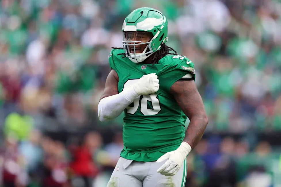 Jalen Carter Rises 14 Spots in NFL Top 100 Despite Injury-Interrupted Season