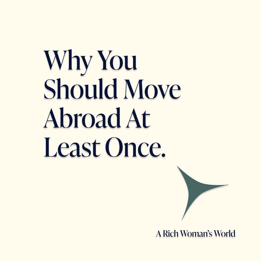 I am a big advocate of getting out of your hometown and moving in order to experience a new corner of the world. For me this has opened up new corners of myself as well because when you strip away your hole culture and comforts you can start to see w